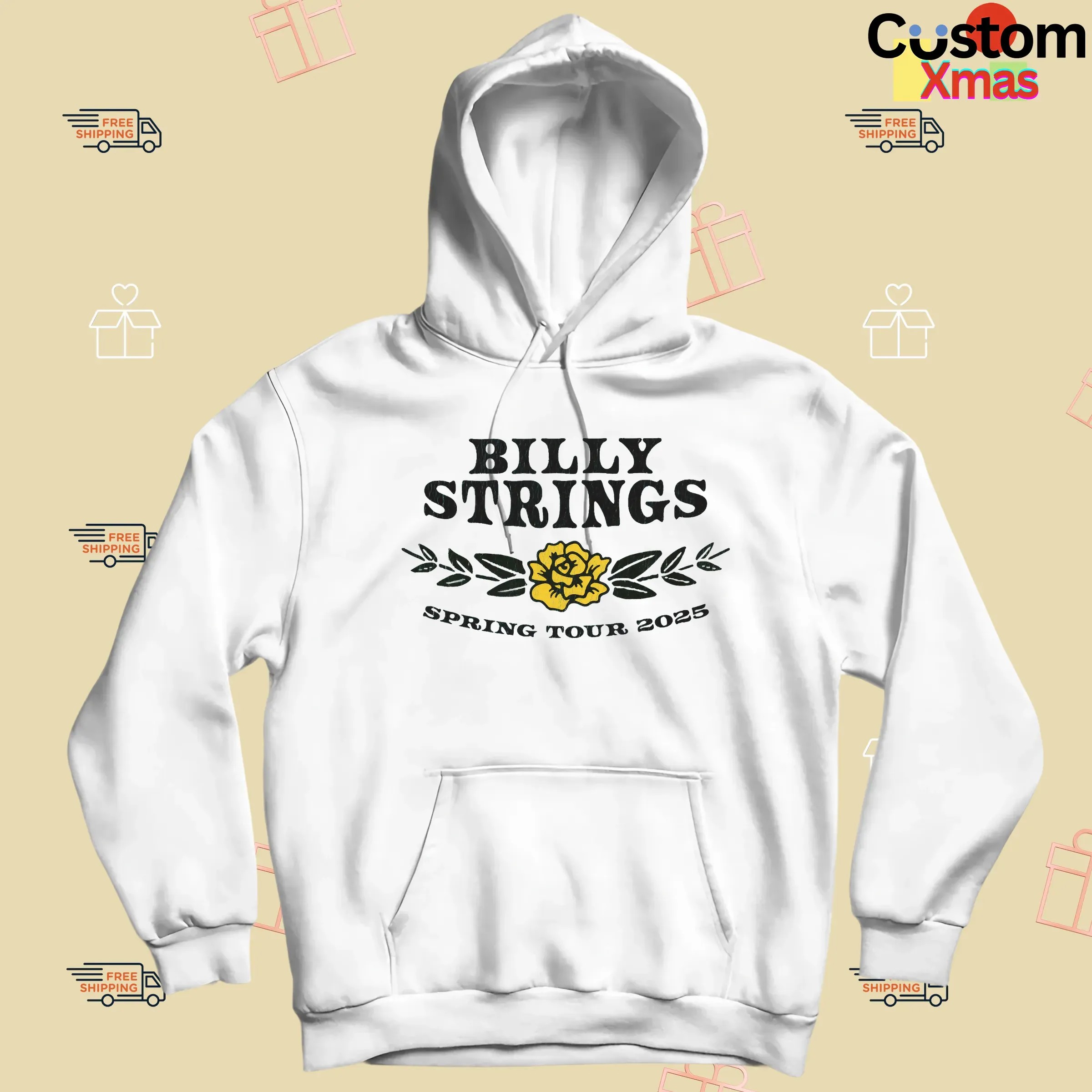 Billy Strings Spring Tour 2025 Yellow Rose Of Texas T Shirt
