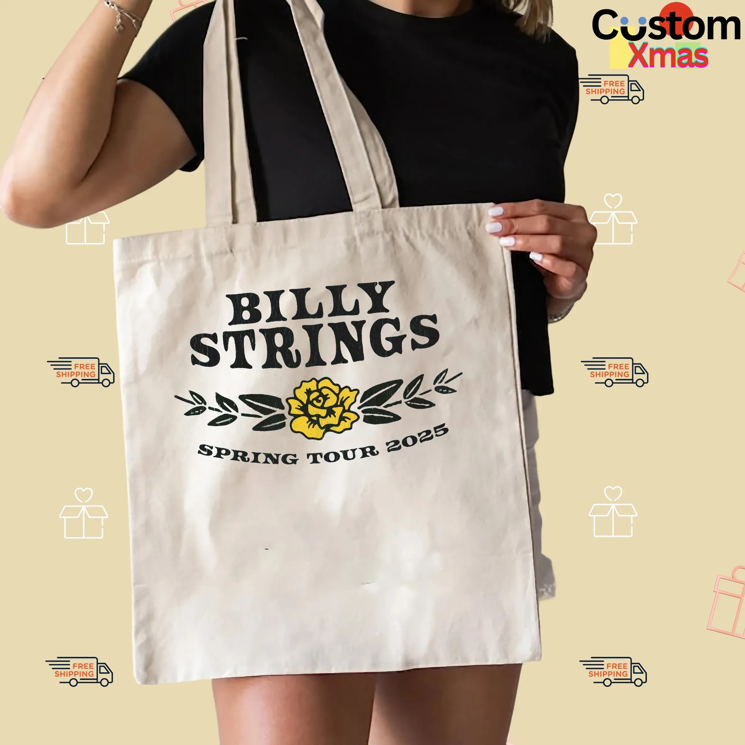 Billy Strings Spring Tour 2025 Yellow Rose Of Texas T Shirt