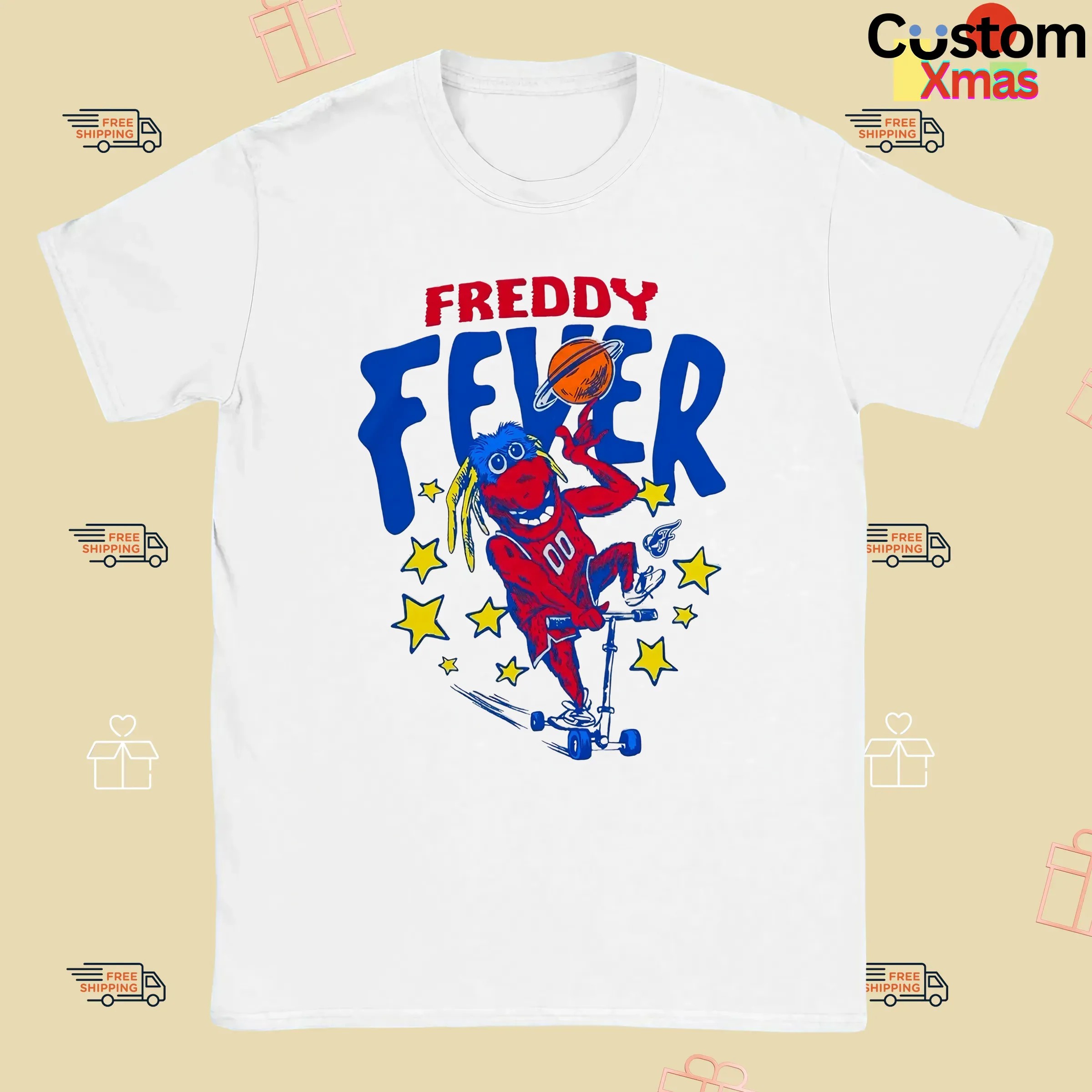 Caitlin Clark Indiana Fever Freddy Fever T Shirt