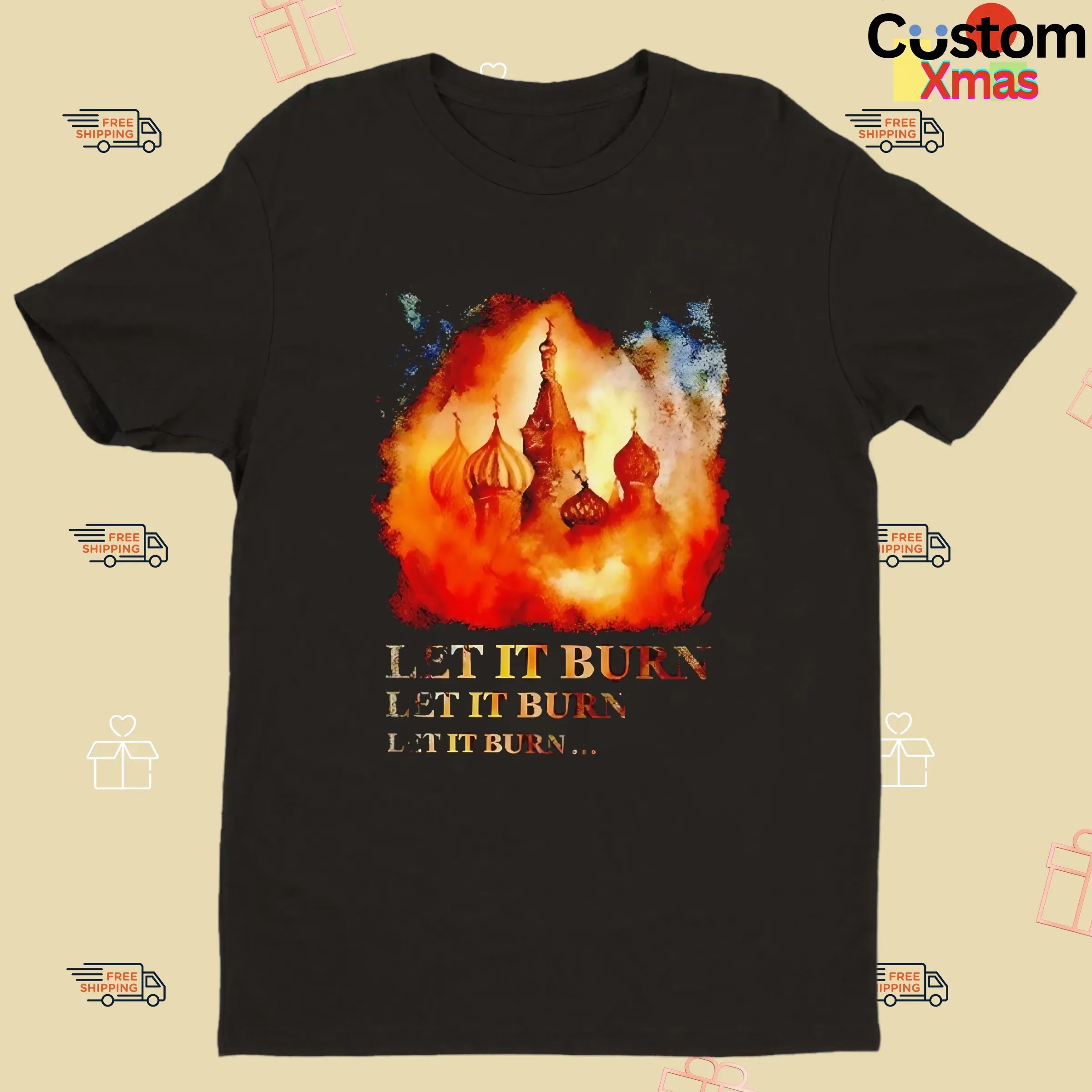 Castle Let It Burn Let It Burn Repeat T Shirt