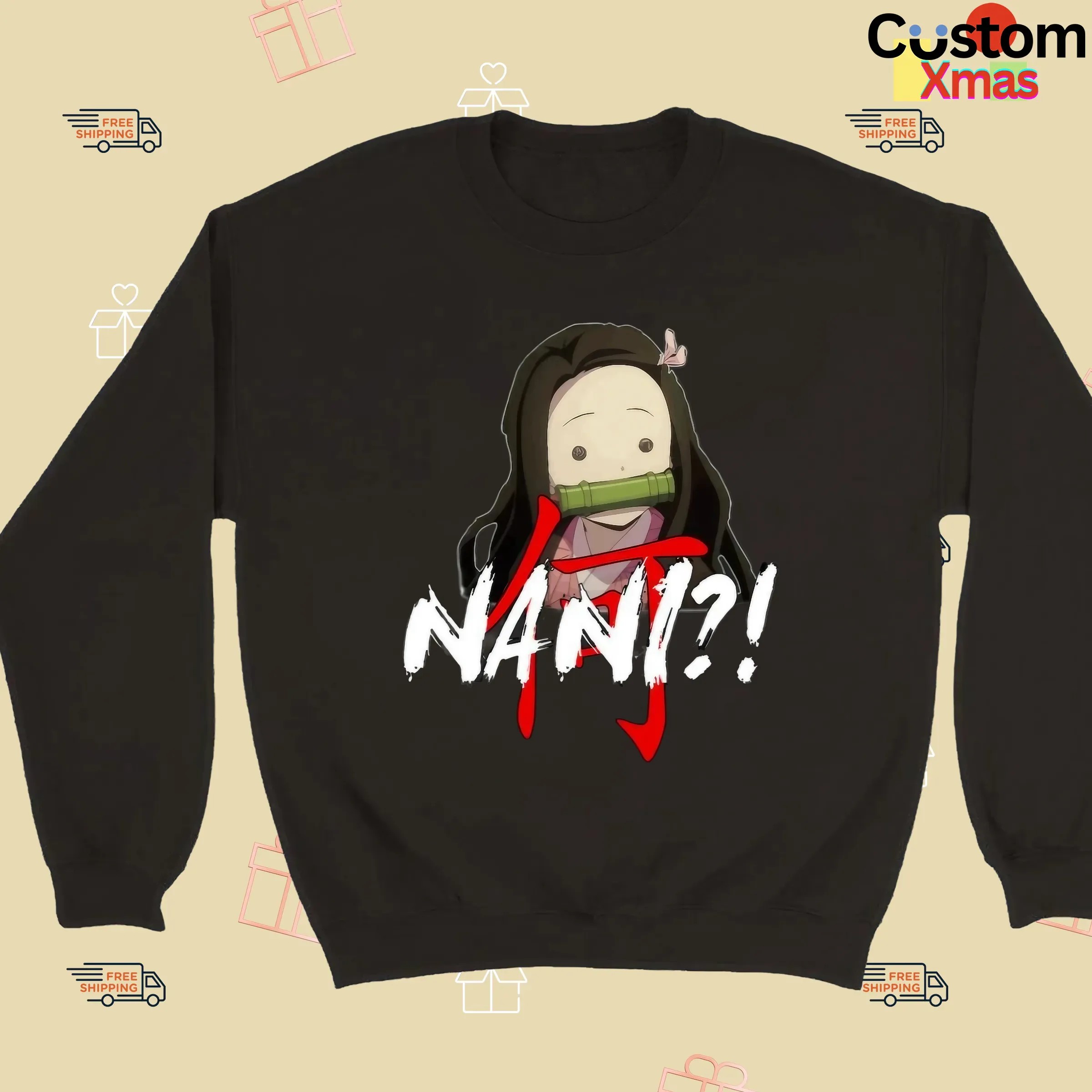 Demon Slayer Nezuko Nani Kimetsu No Yaiba Character Meme T Shirt
