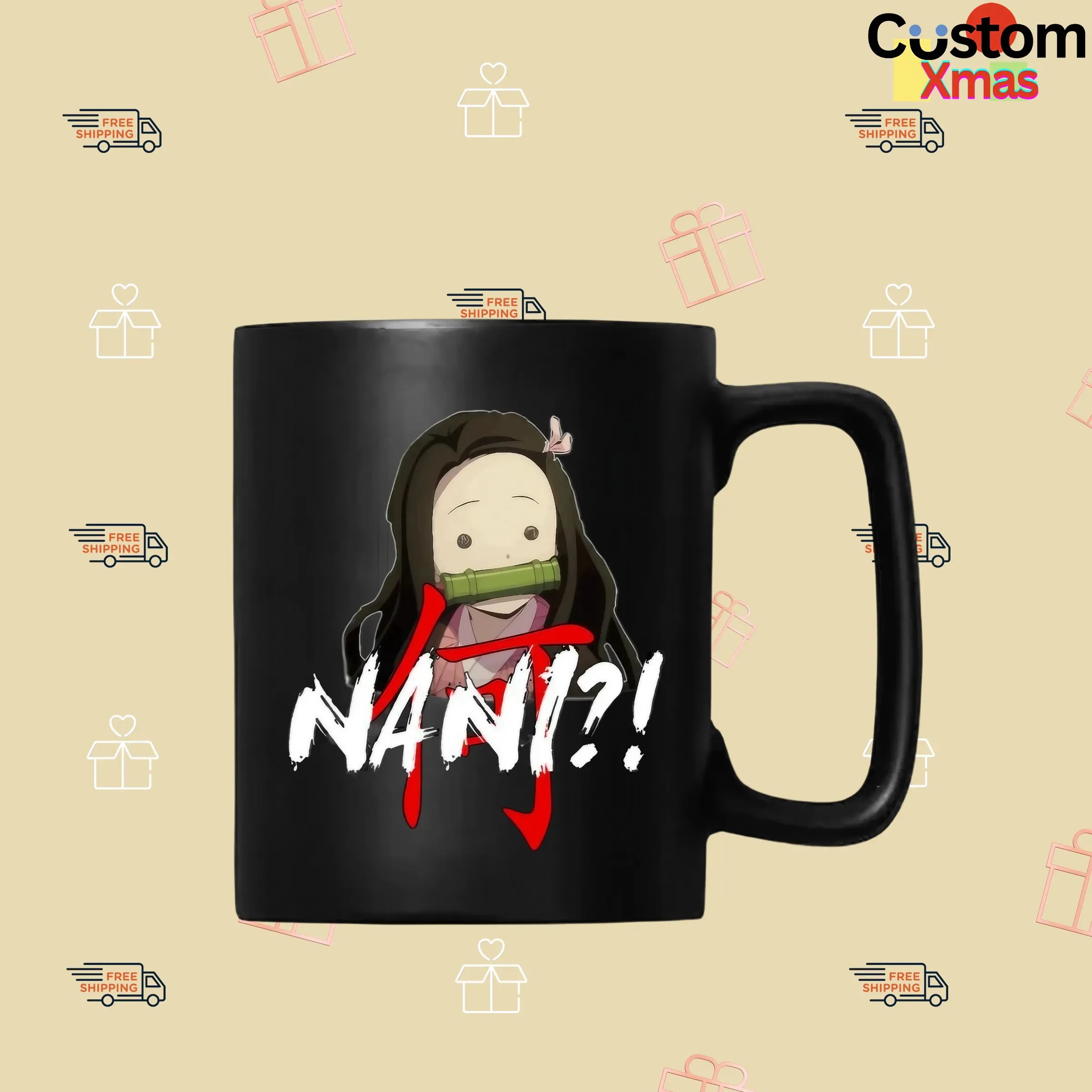 Demon Slayer Nezuko Nani Kimetsu No Yaiba Character Meme T Shirt
