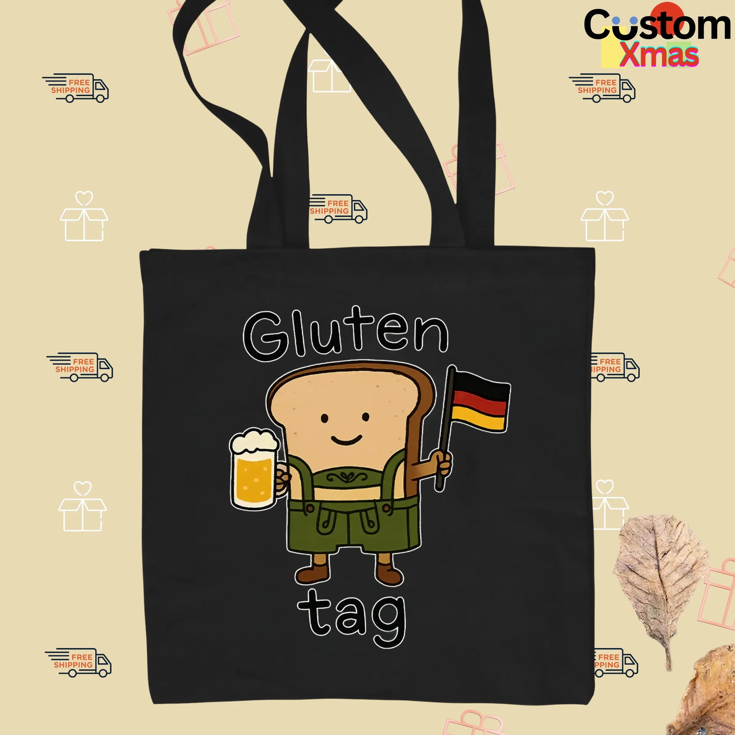 Gluten Tag Sandwich Beer Germany Flag T Shirt