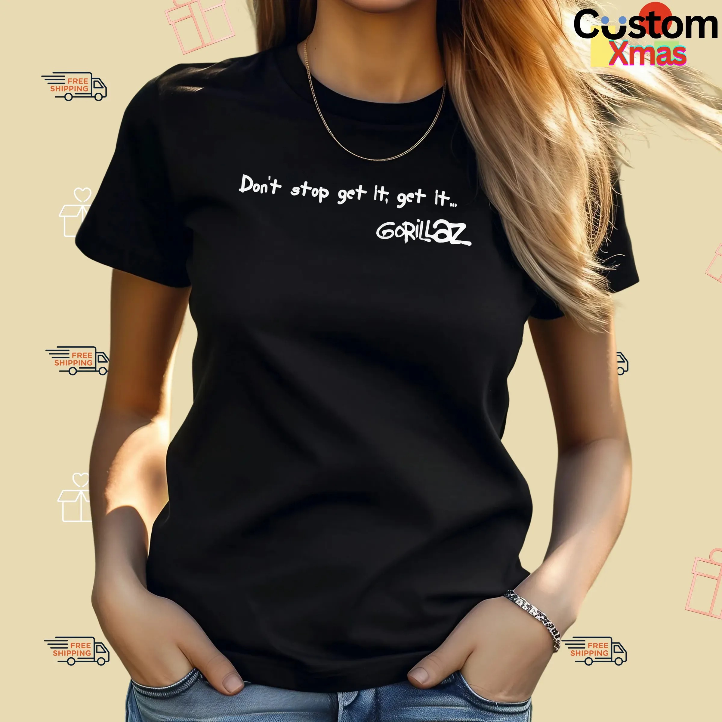 Gorillaz Band Dirty Harry Dont Stop Get It Get It T Shirt