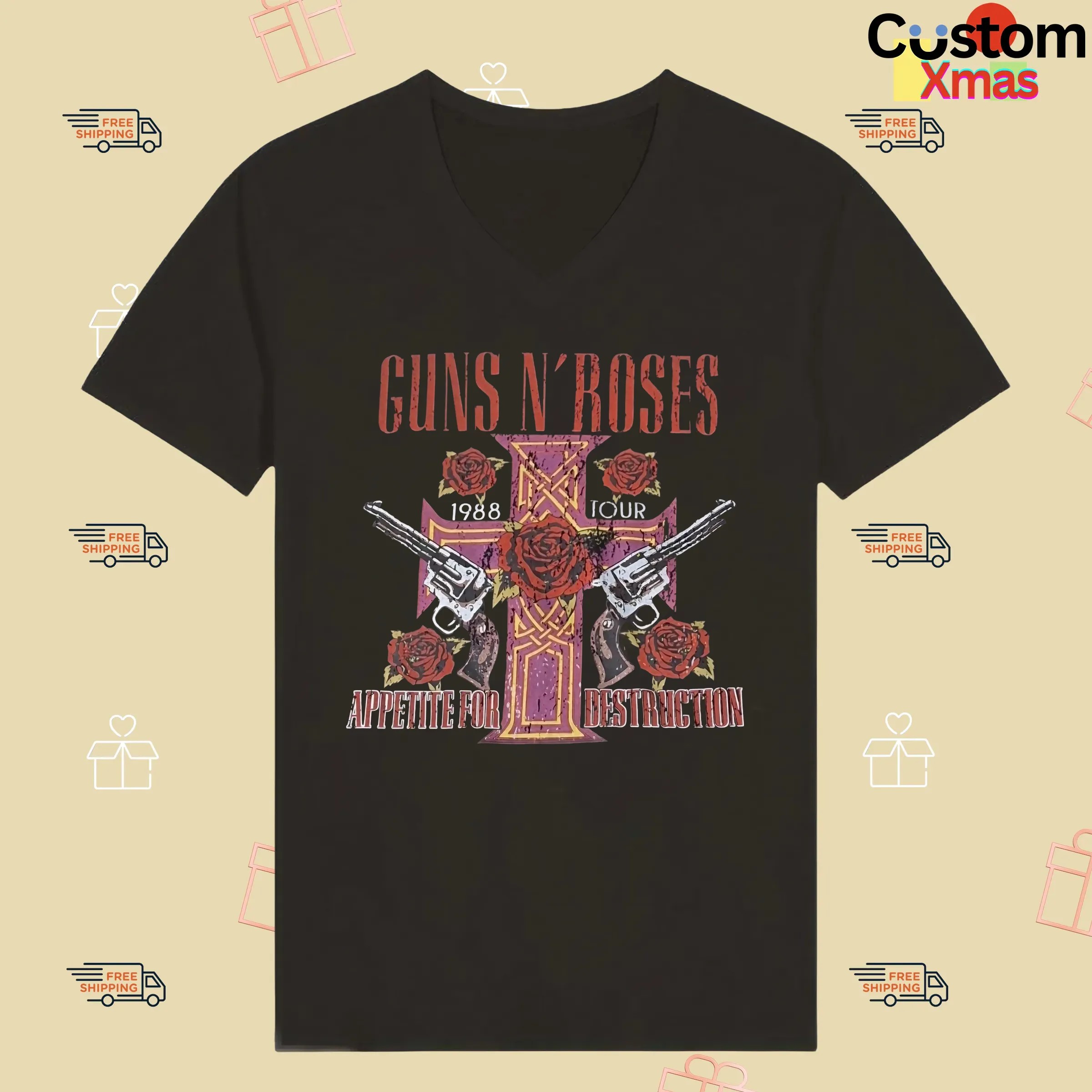 Guns N' Roses Appetite For Destruction 1988 Tour Muscle Top Shirt