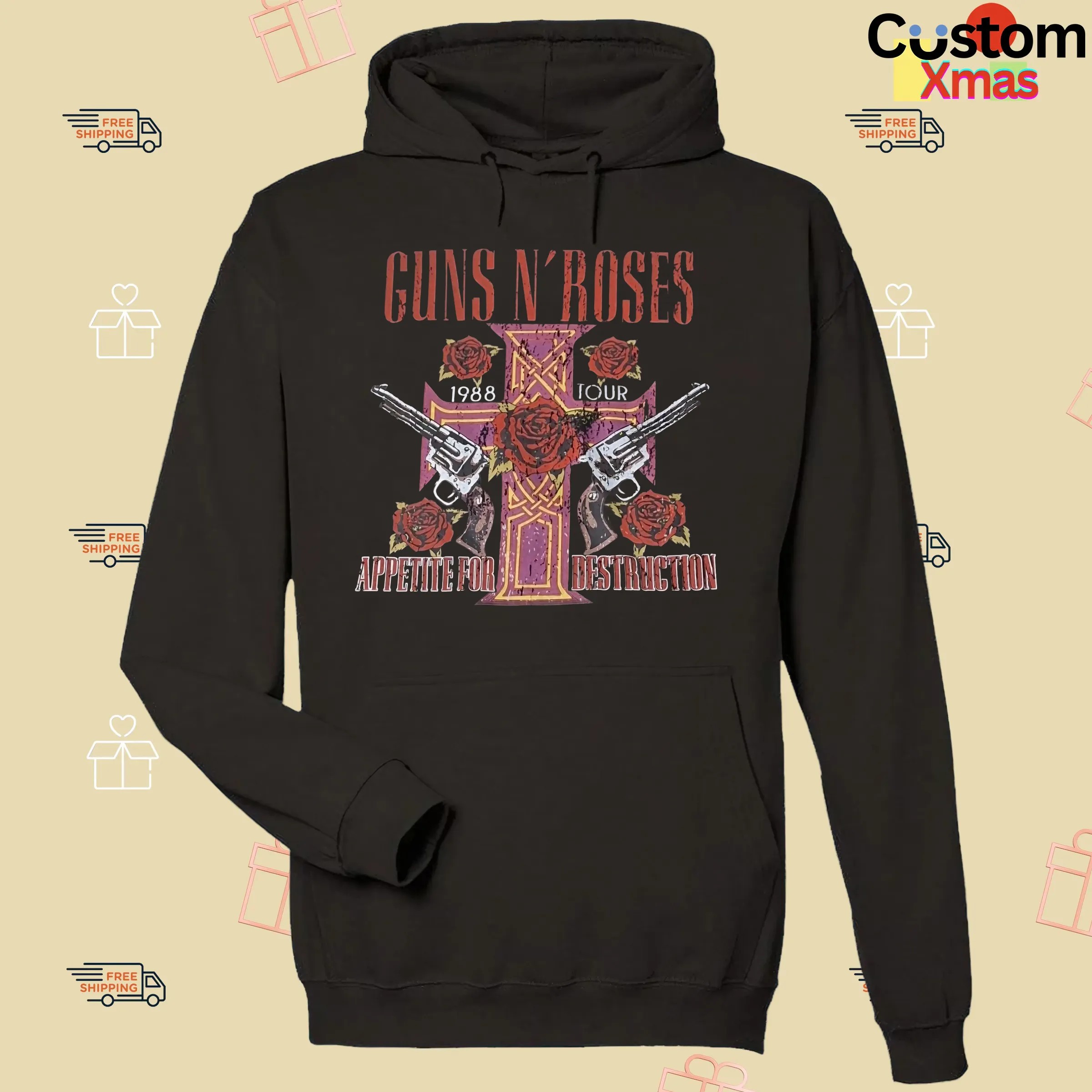Guns N' Roses Appetite For Destruction 1988 Tour Muscle Top Shirt