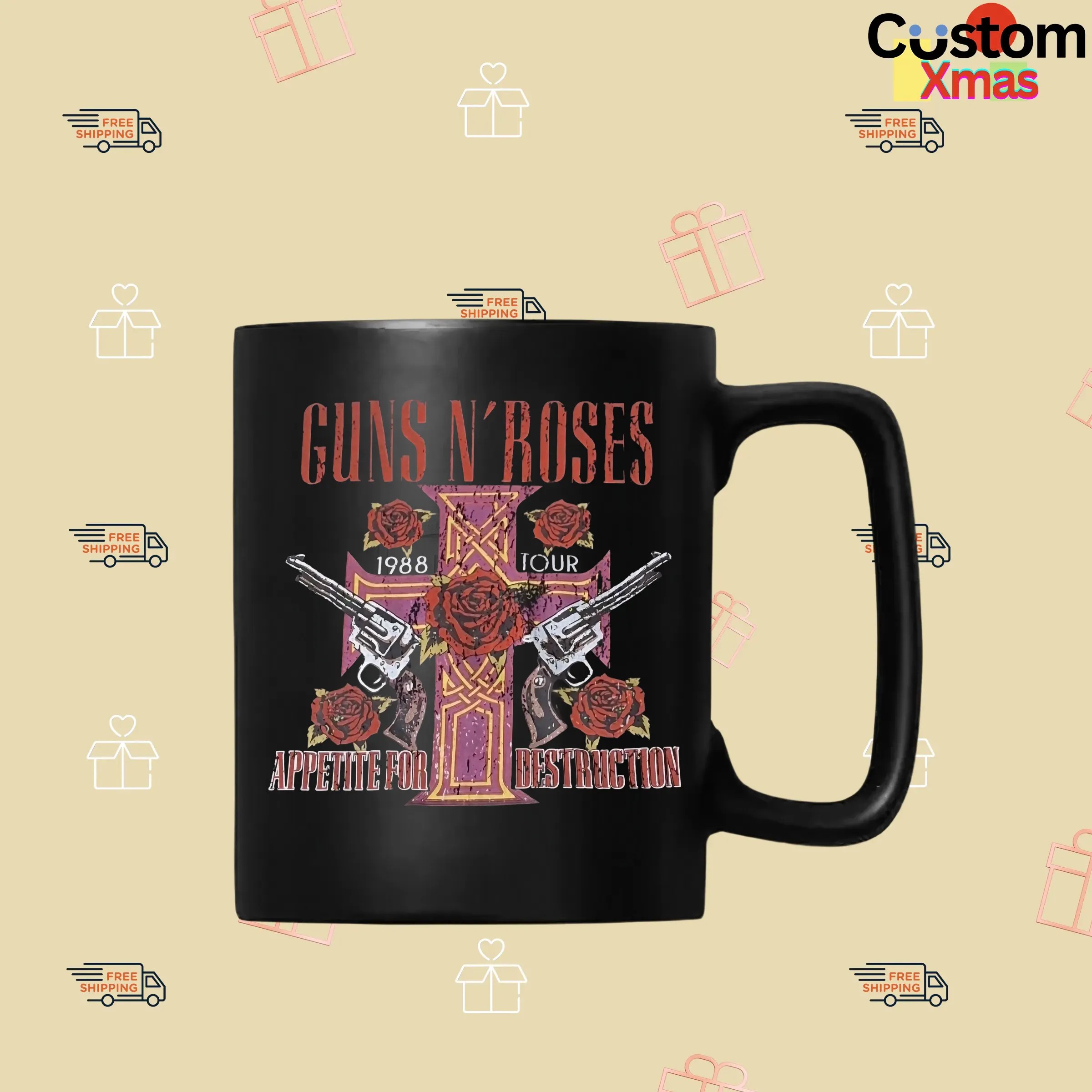 Guns N' Roses Appetite For Destruction 1988 Tour Muscle Top Shirt