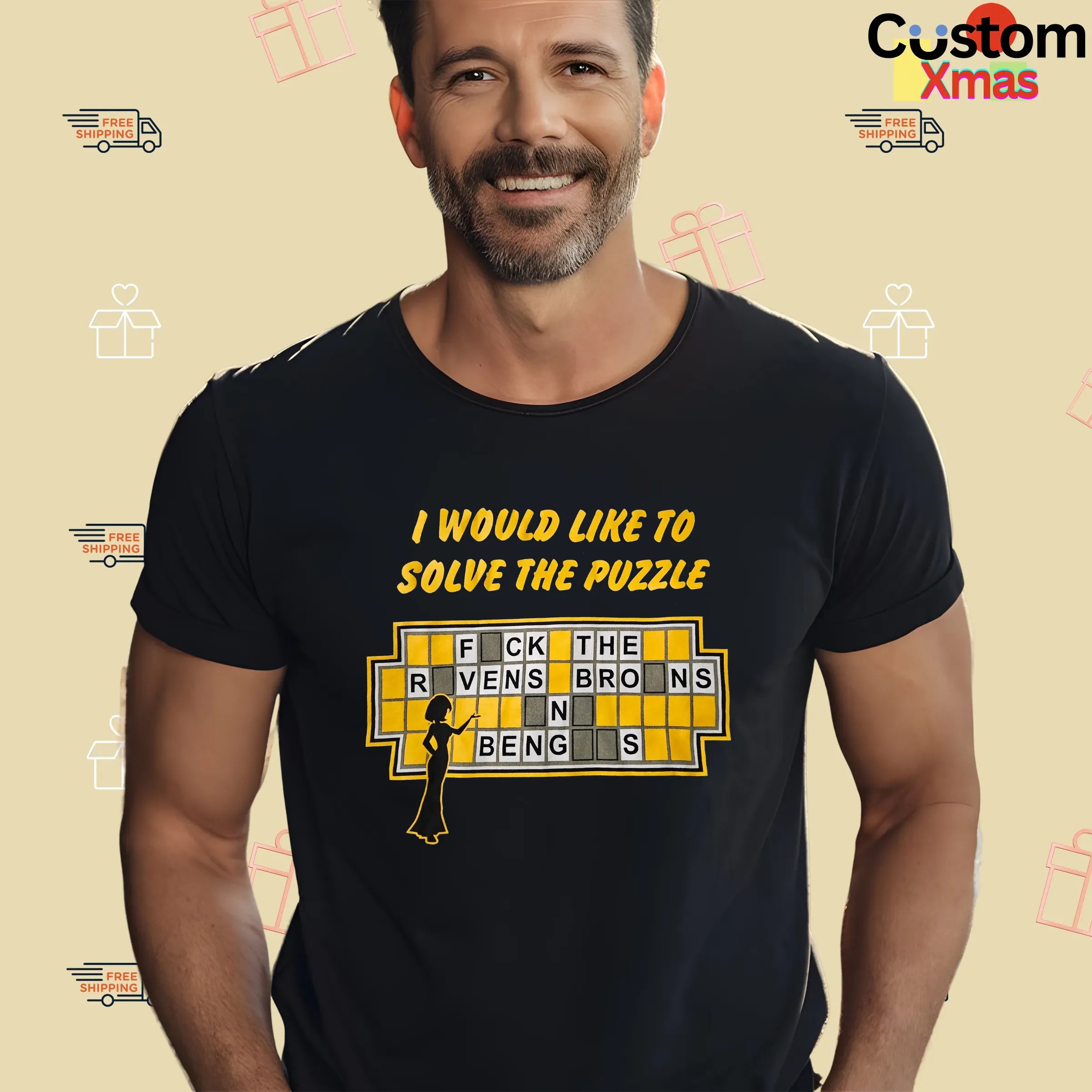 I Would Like To Solve The Puzzle Fck The Ravens T Shirt