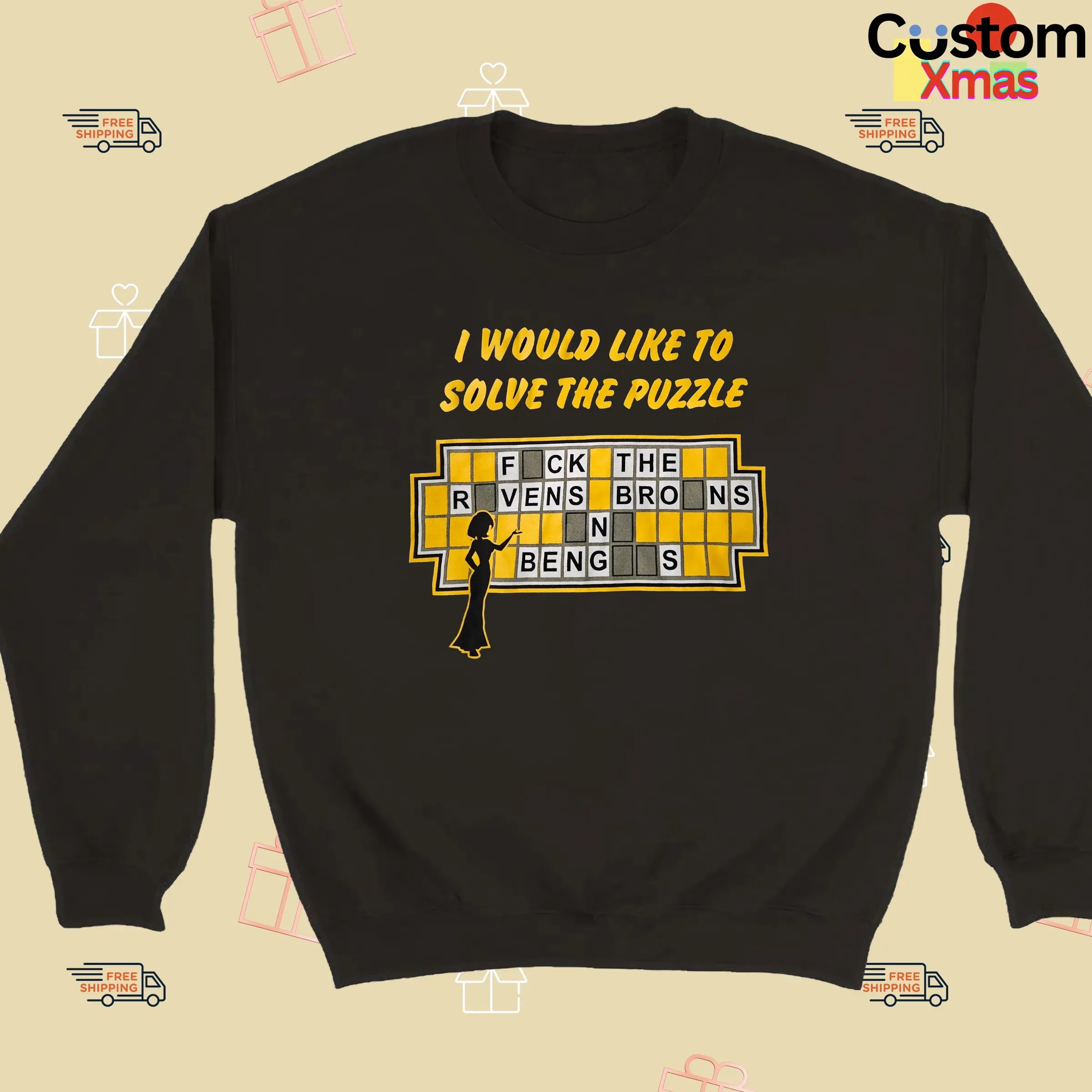 I Would Like To Solve The Puzzle Fck The Ravens T Shirt