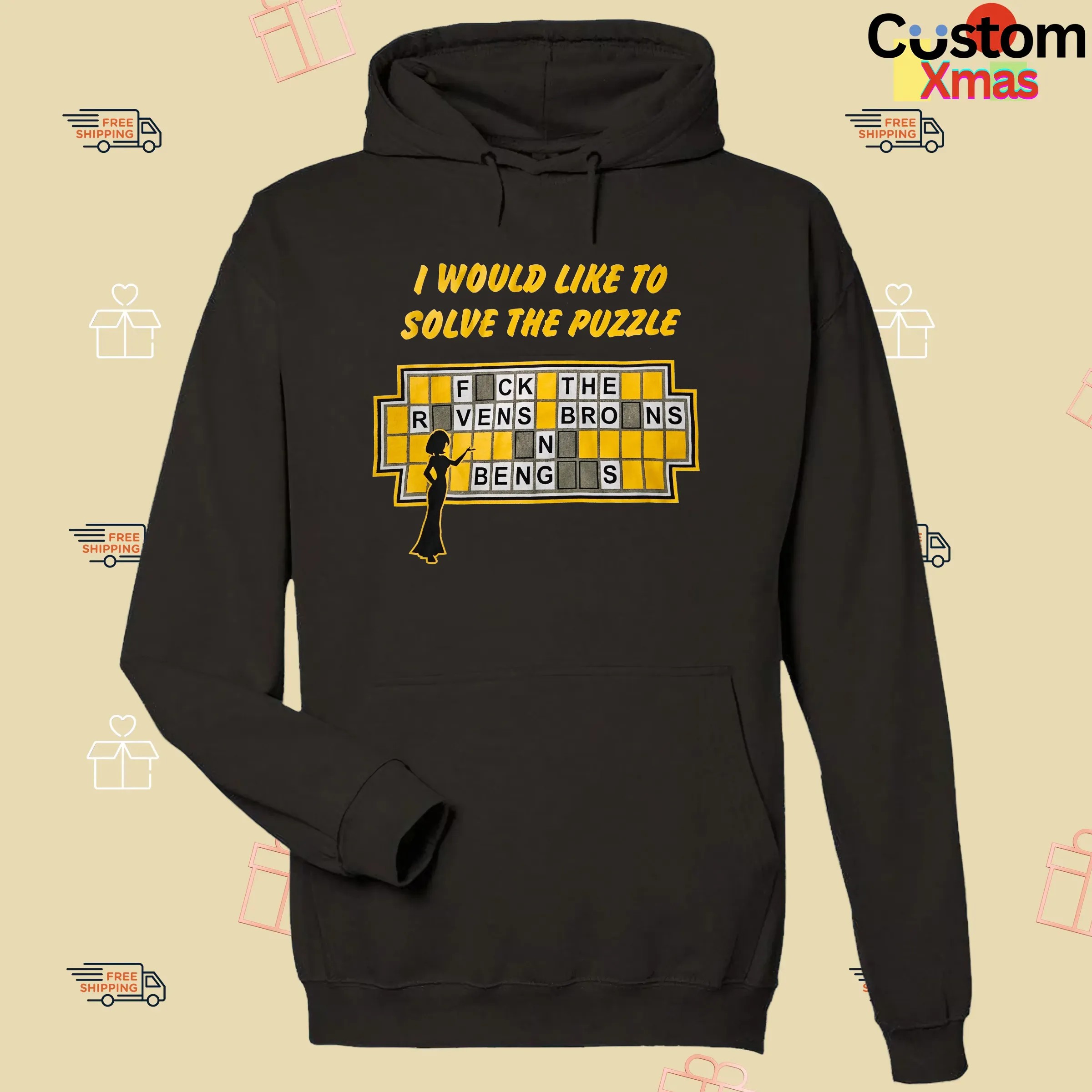 I Would Like To Solve The Puzzle Fck The Ravens T Shirt