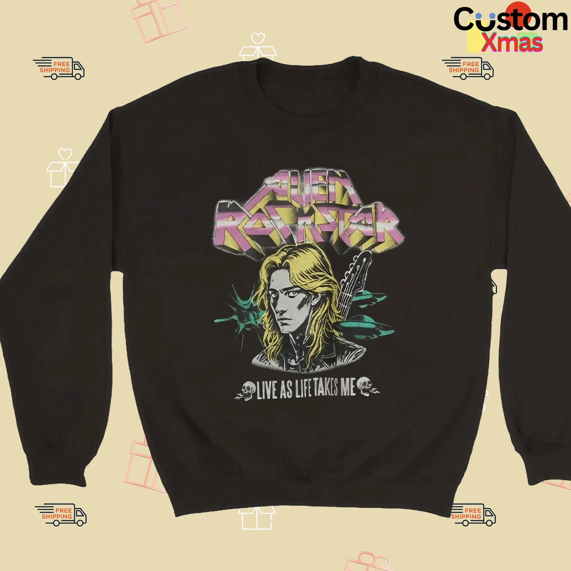Joo Yeon Alien Rock Star Live As Life Takes Me T Shirt