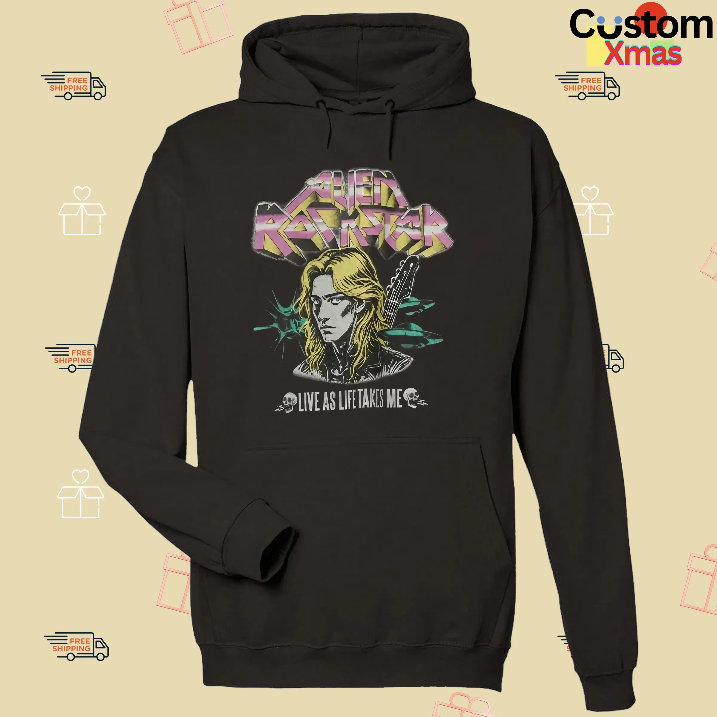 Joo Yeon Alien Rock Star Live As Life Takes Me T Shirt