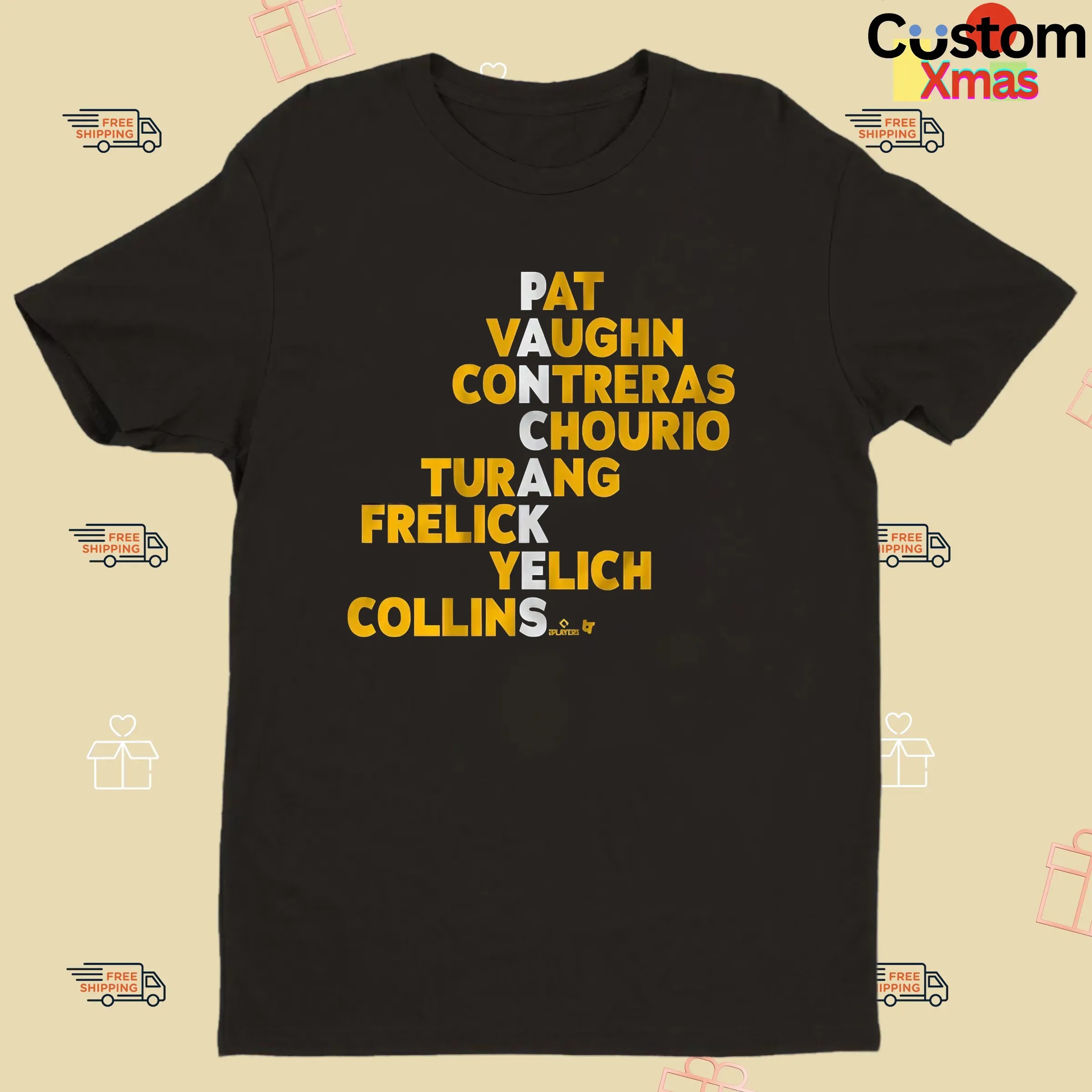 Milwaukee Panthers Football Pancakes Names Pat Vaughn Contreras Chourio T Shirt