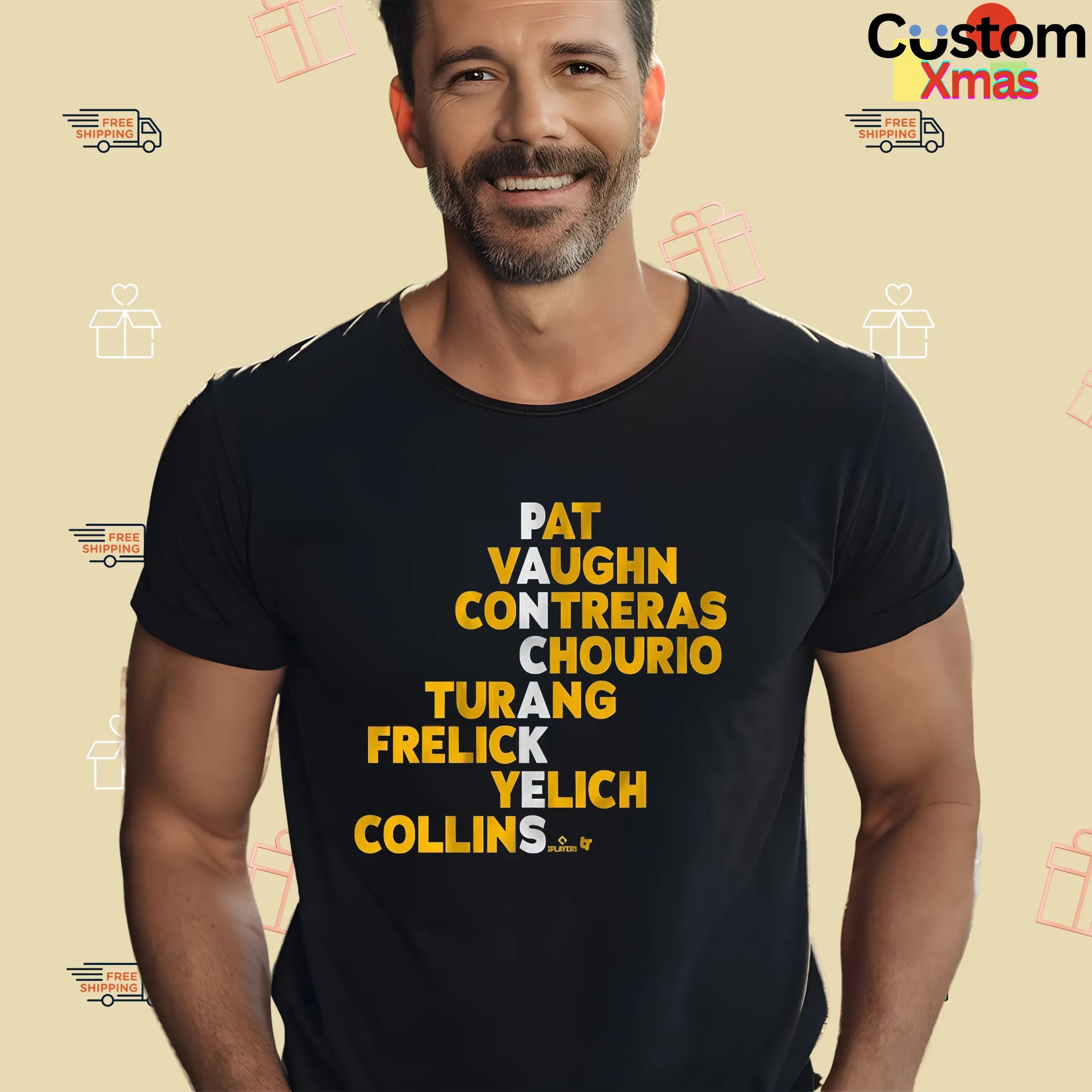 Milwaukee Panthers Football Pancakes Names Pat Vaughn Contreras Chourio T Shirt