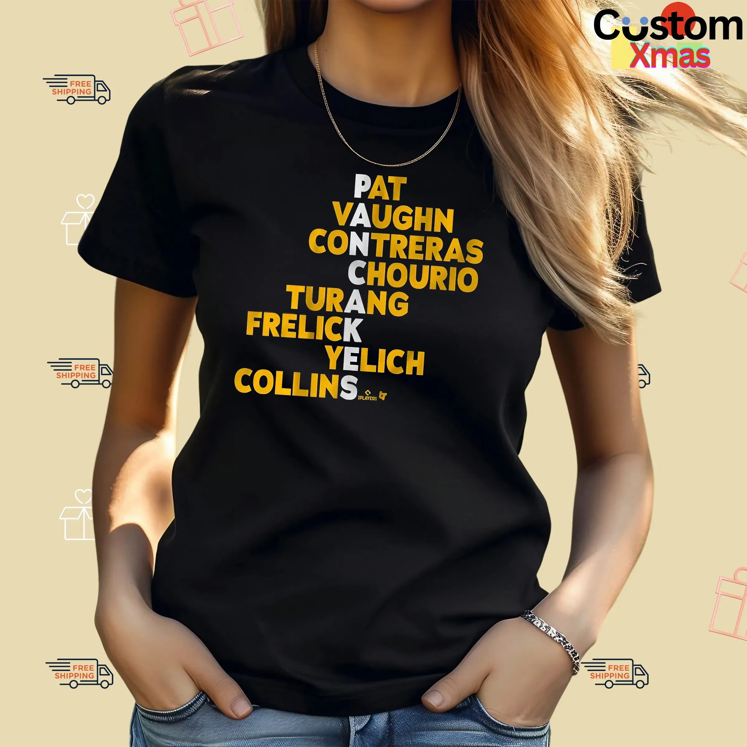 Milwaukee Panthers Football Pancakes Names Pat Vaughn Contreras Chourio T Shirt