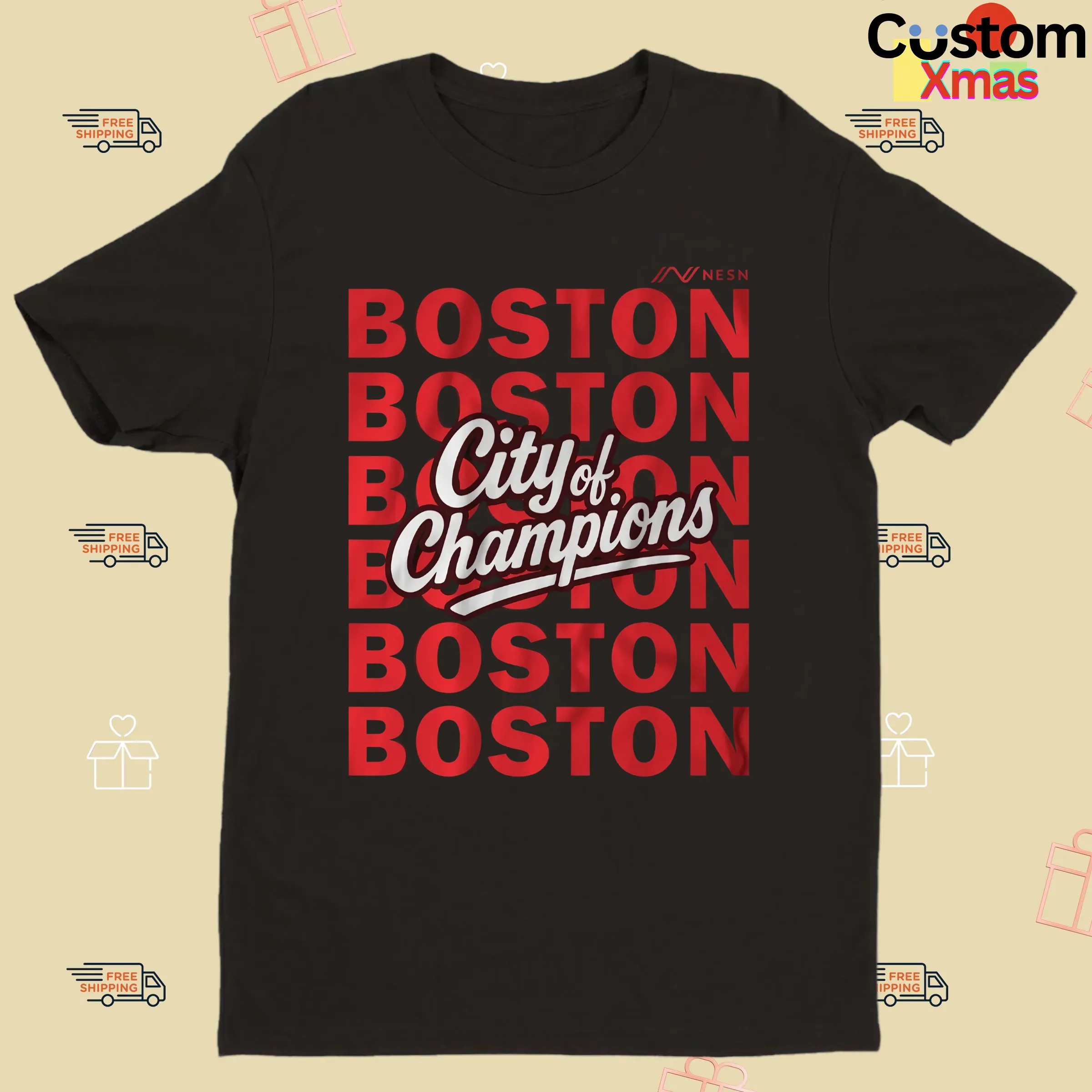 NESN City Of Champions Boston T Shirt