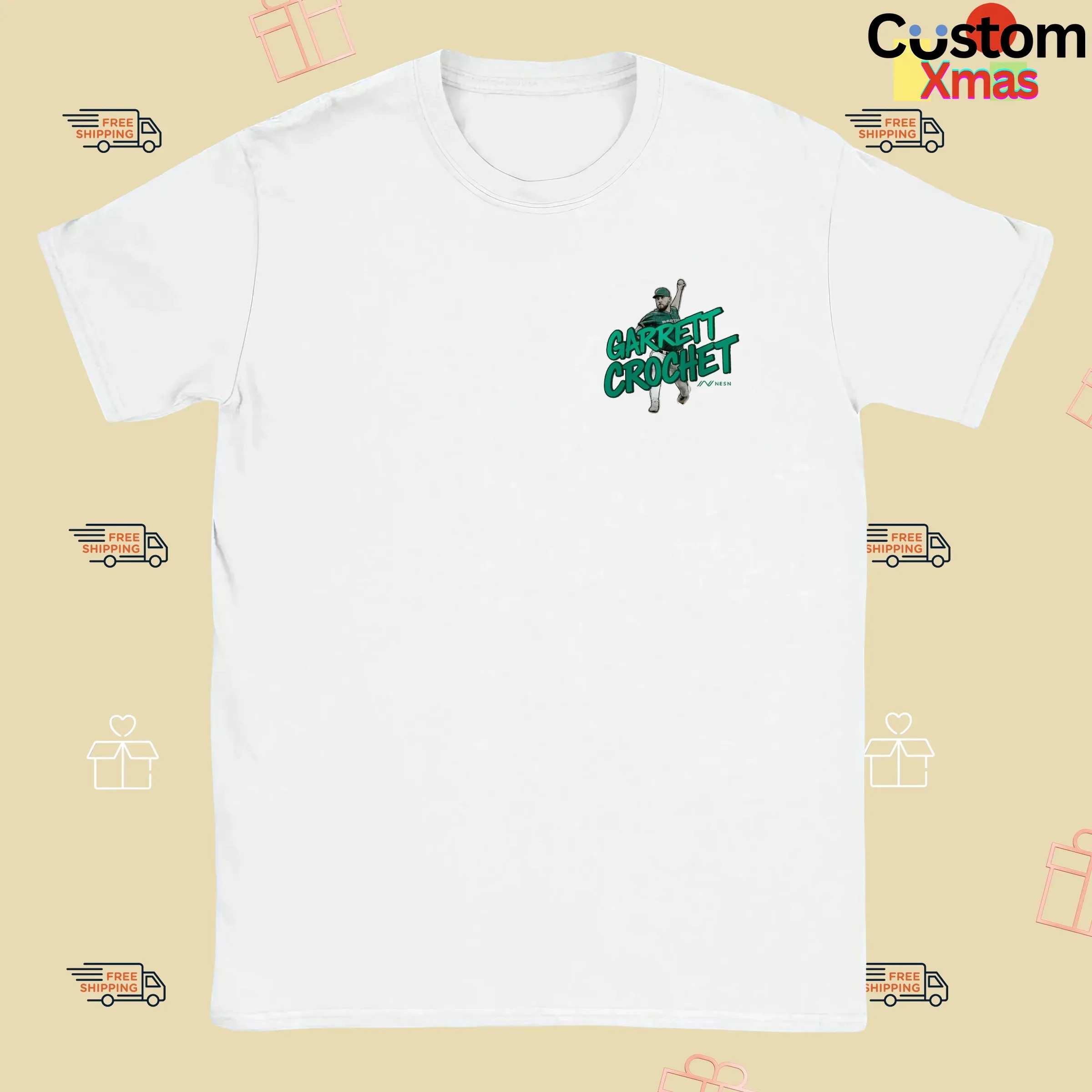 NESN Garrett Crochet Boston Red Sox T Shirt