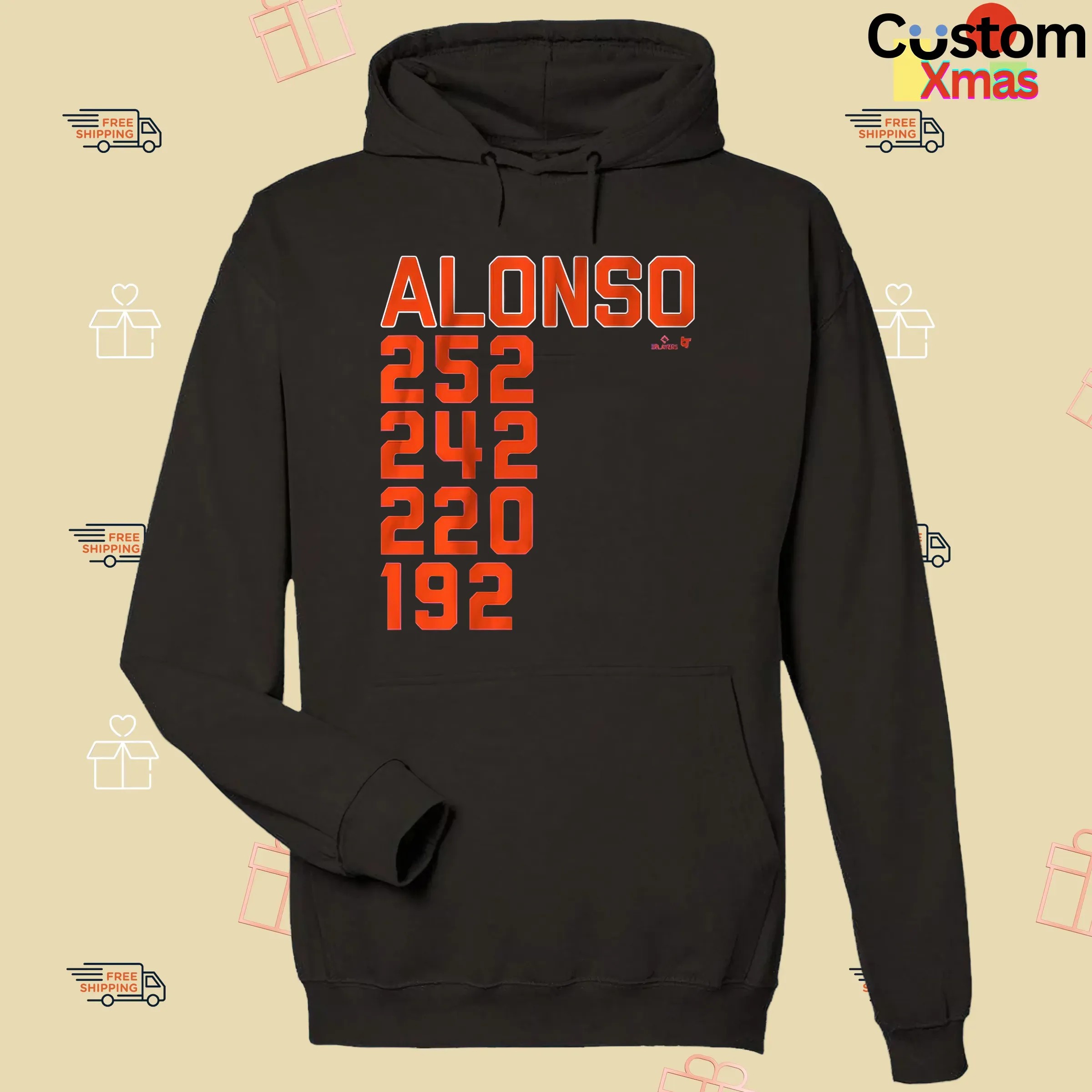 Pete Alonso New York Home Run List 252 242 220 192 T Shirt