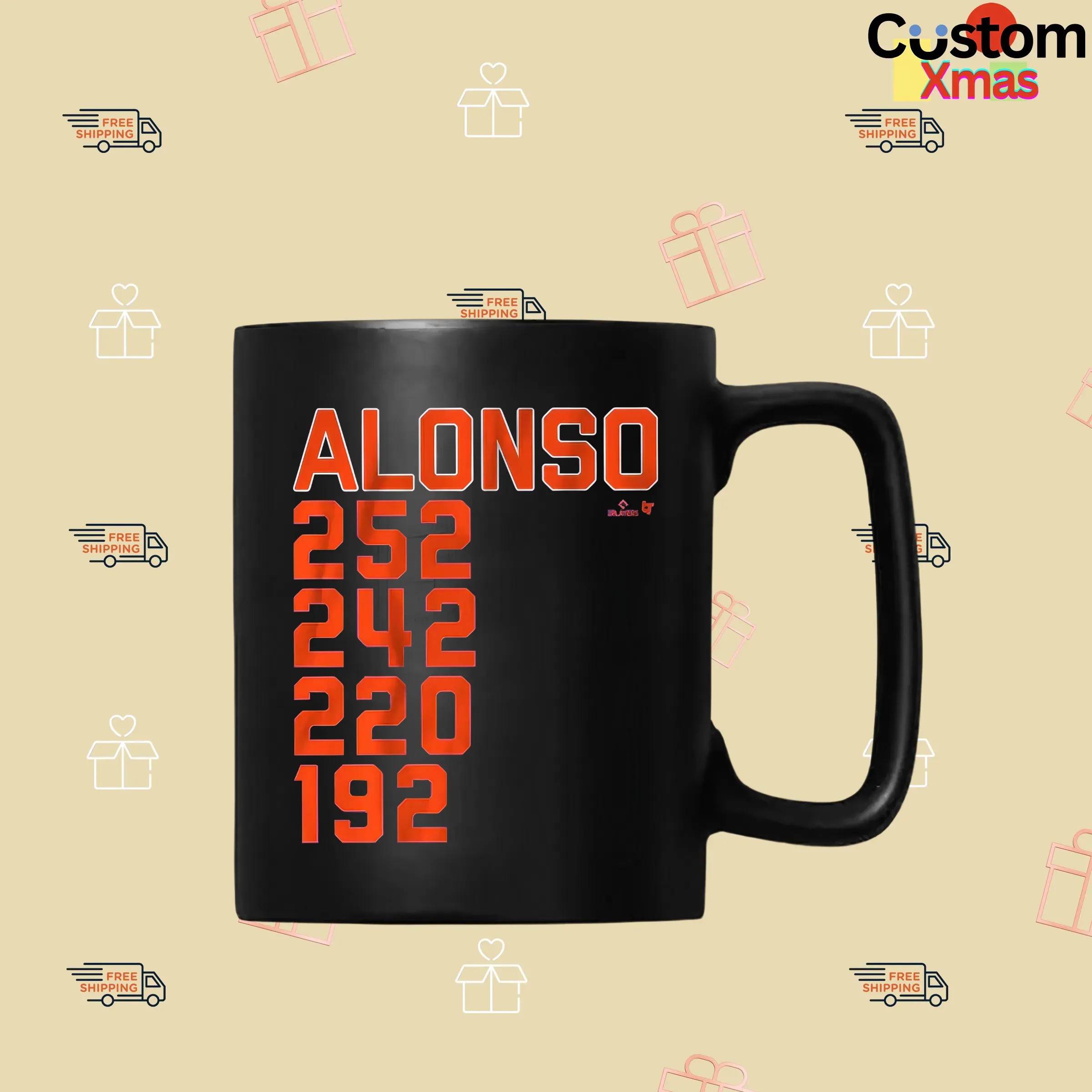 Pete Alonso New York Home Run List 252 242 220 192 T Shirt