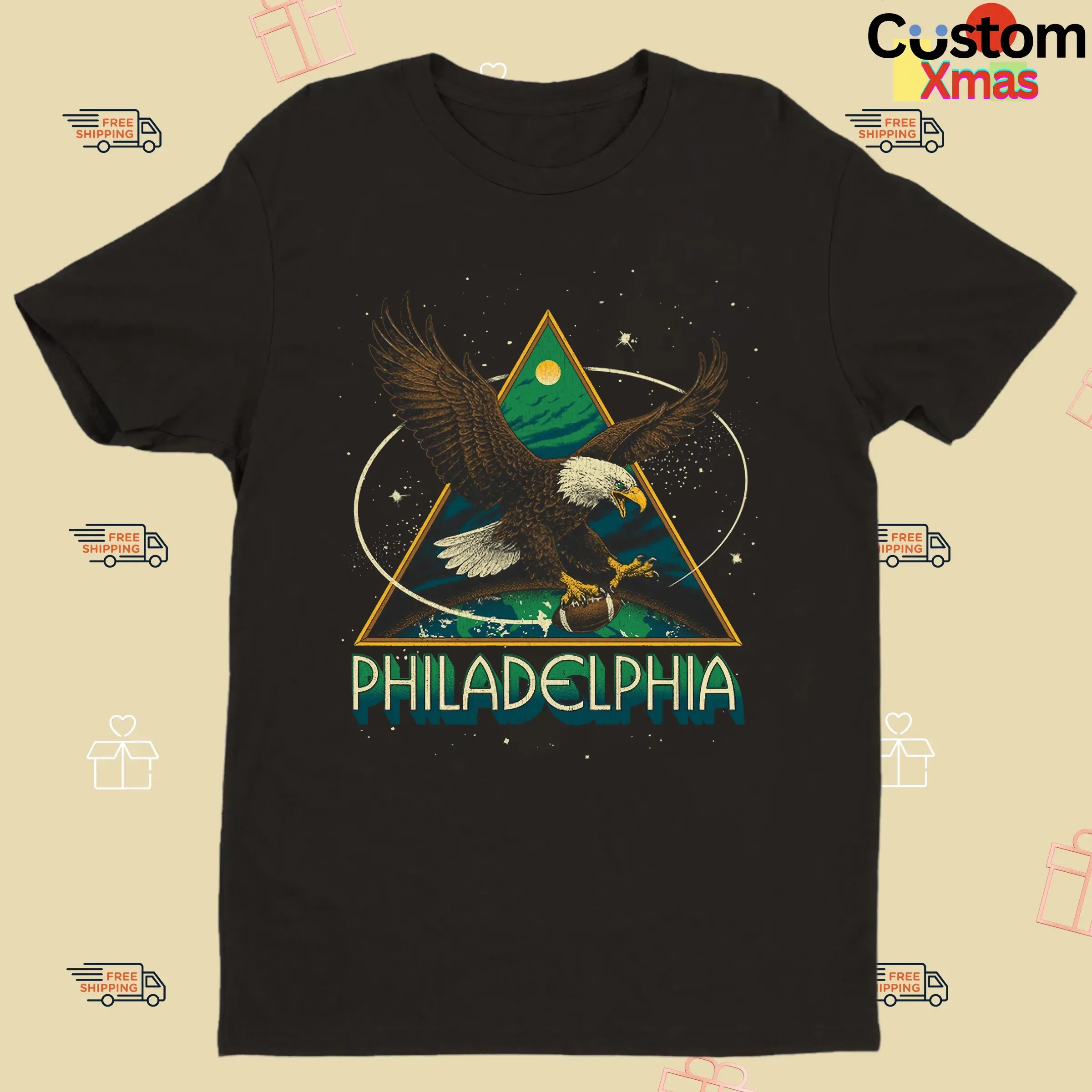 Philadelphia Eagles Victory Tour For The City 2025-2026 T shirt