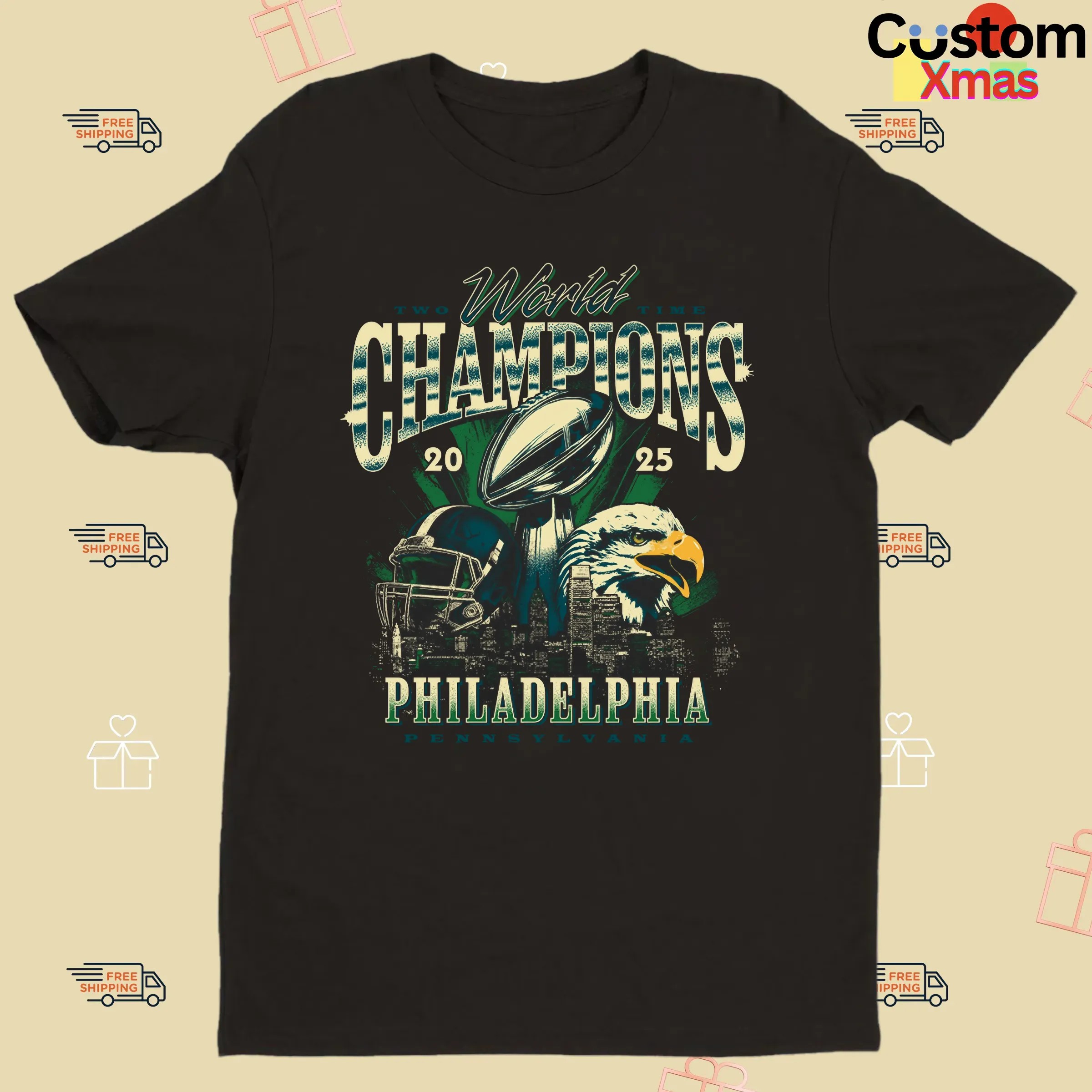 Philadelphia Eagles World Champions 2025 T Shirt