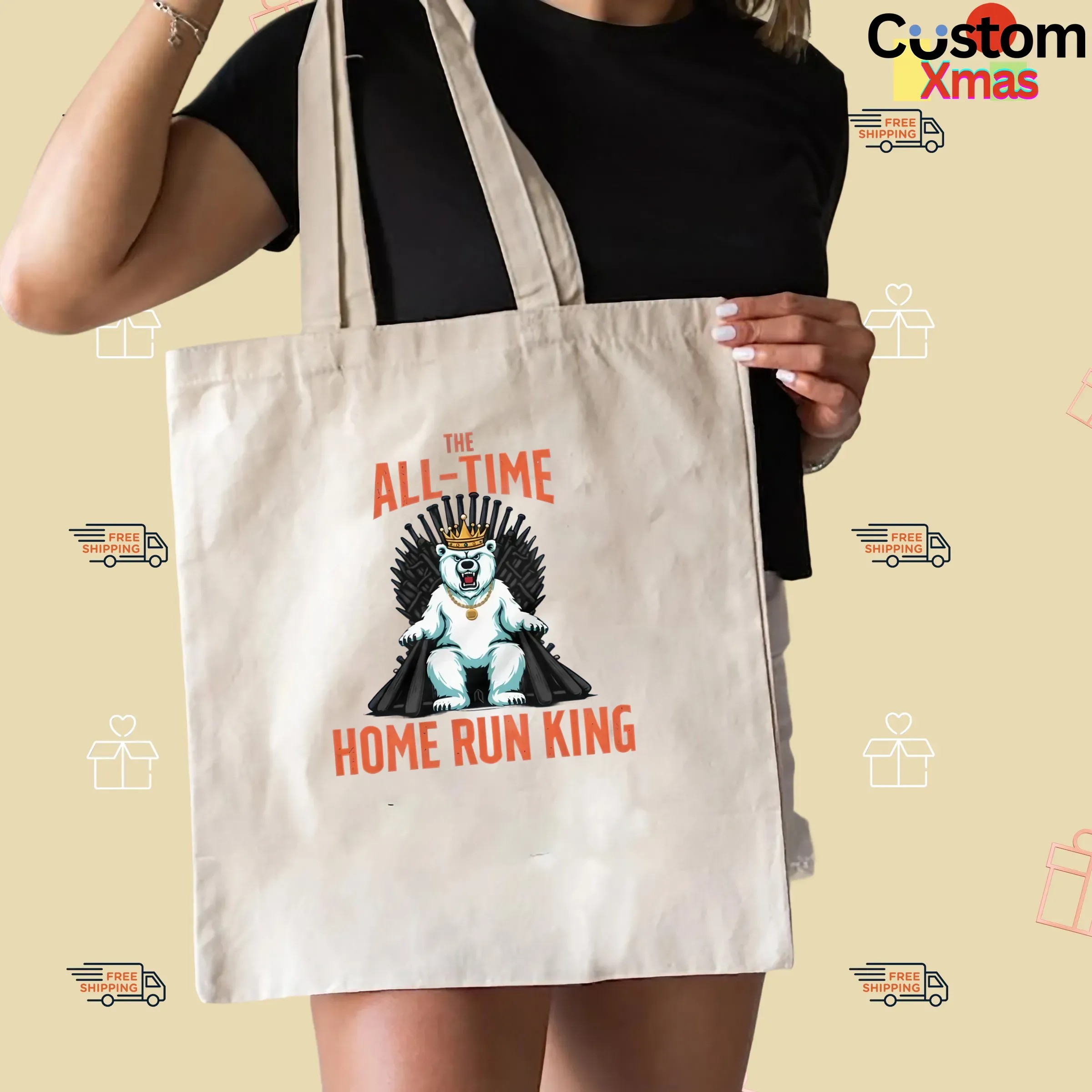 Polar Bear The All Time Home Run King Throne T Shirt