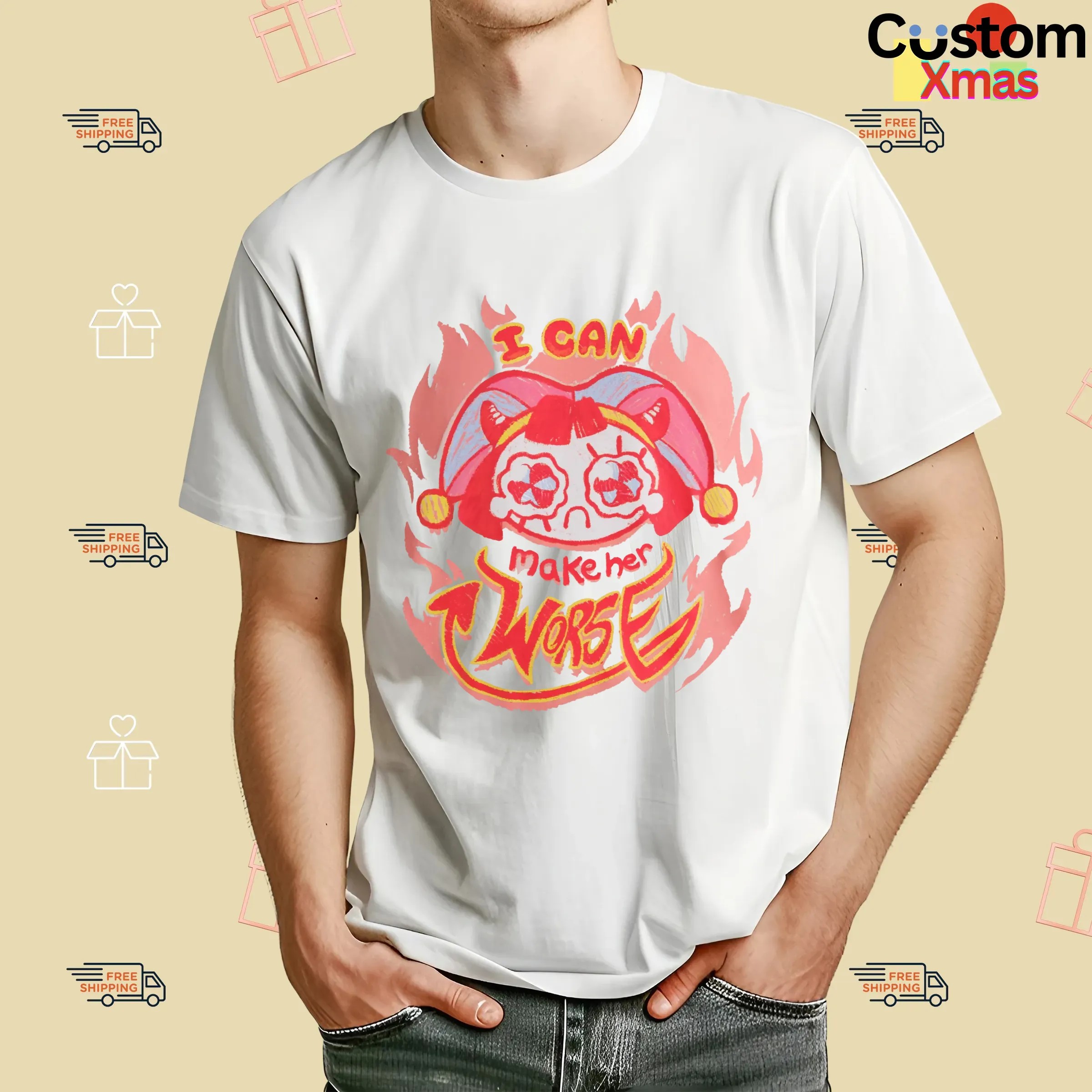 Pomni The Amazing Digital Circus I Can Make Her Worse T Shirt