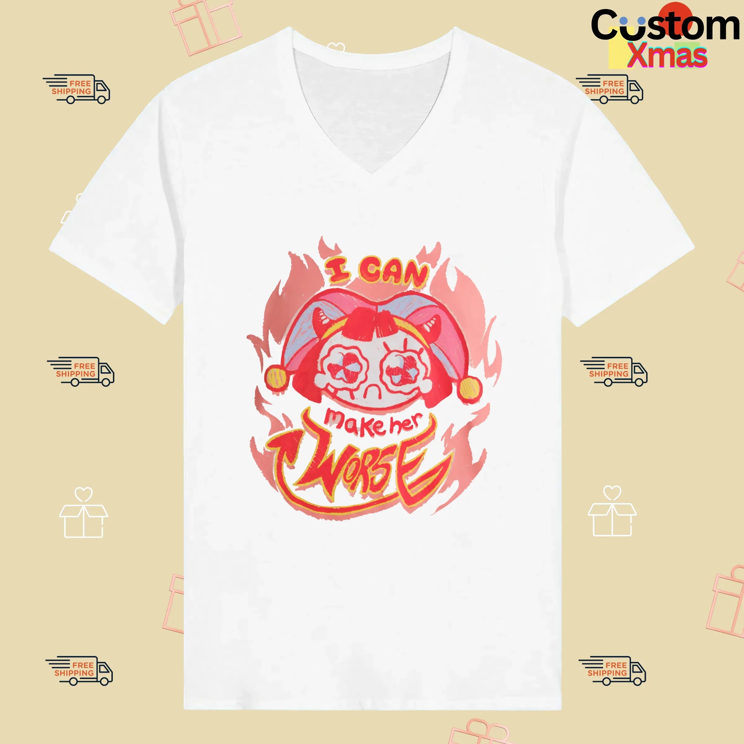 Pomni The Amazing Digital Circus I Can Make Her Worse T Shirt