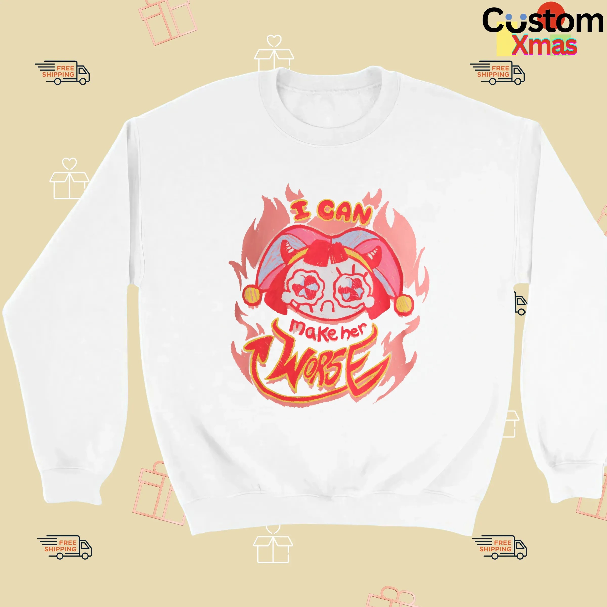 Pomni The Amazing Digital Circus I Can Make Her Worse T Shirt
