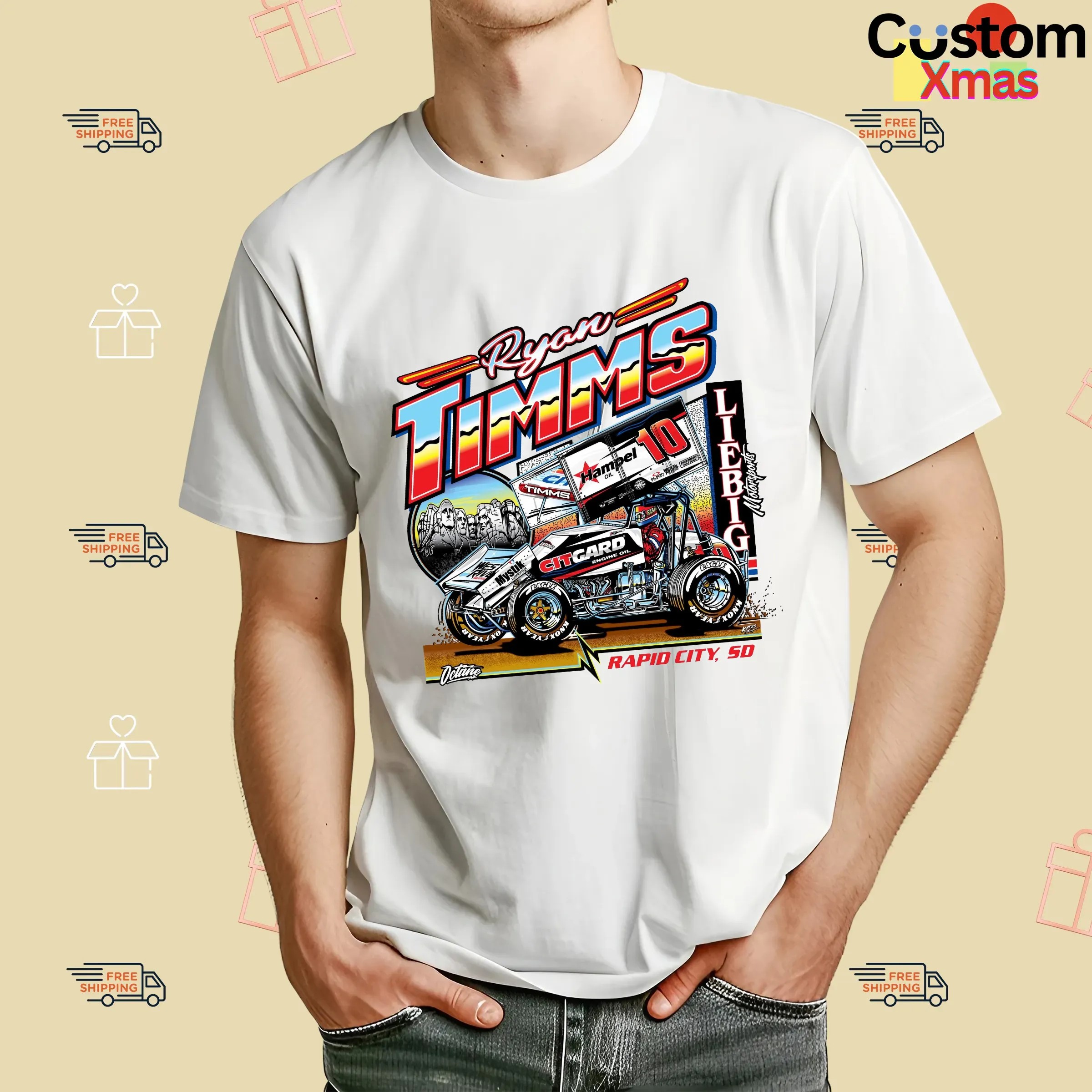Ryan Timms 10 Citgard Rapid City SD Liebig Motorsports T Shirt