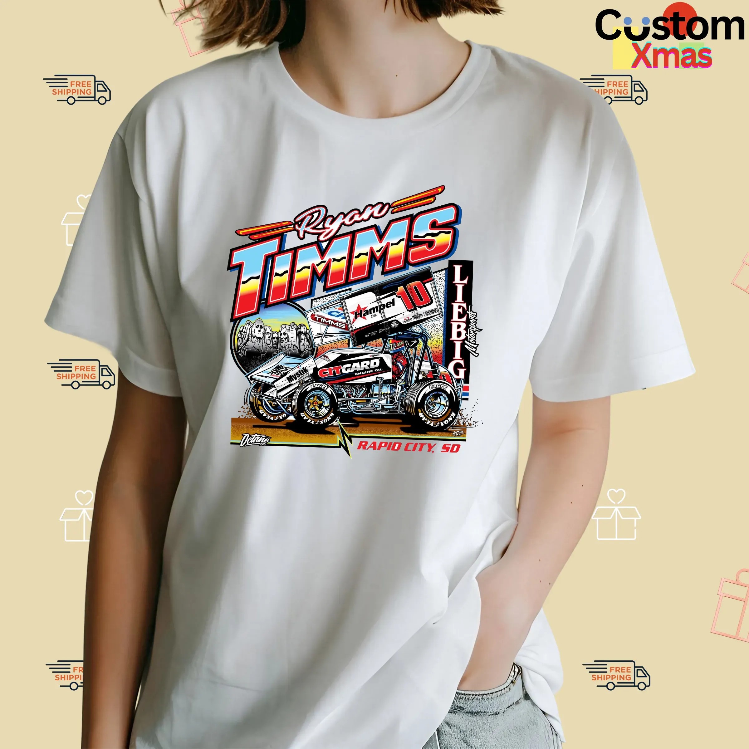 Ryan Timms 10 Citgard Rapid City SD Liebig Motorsports T Shirt