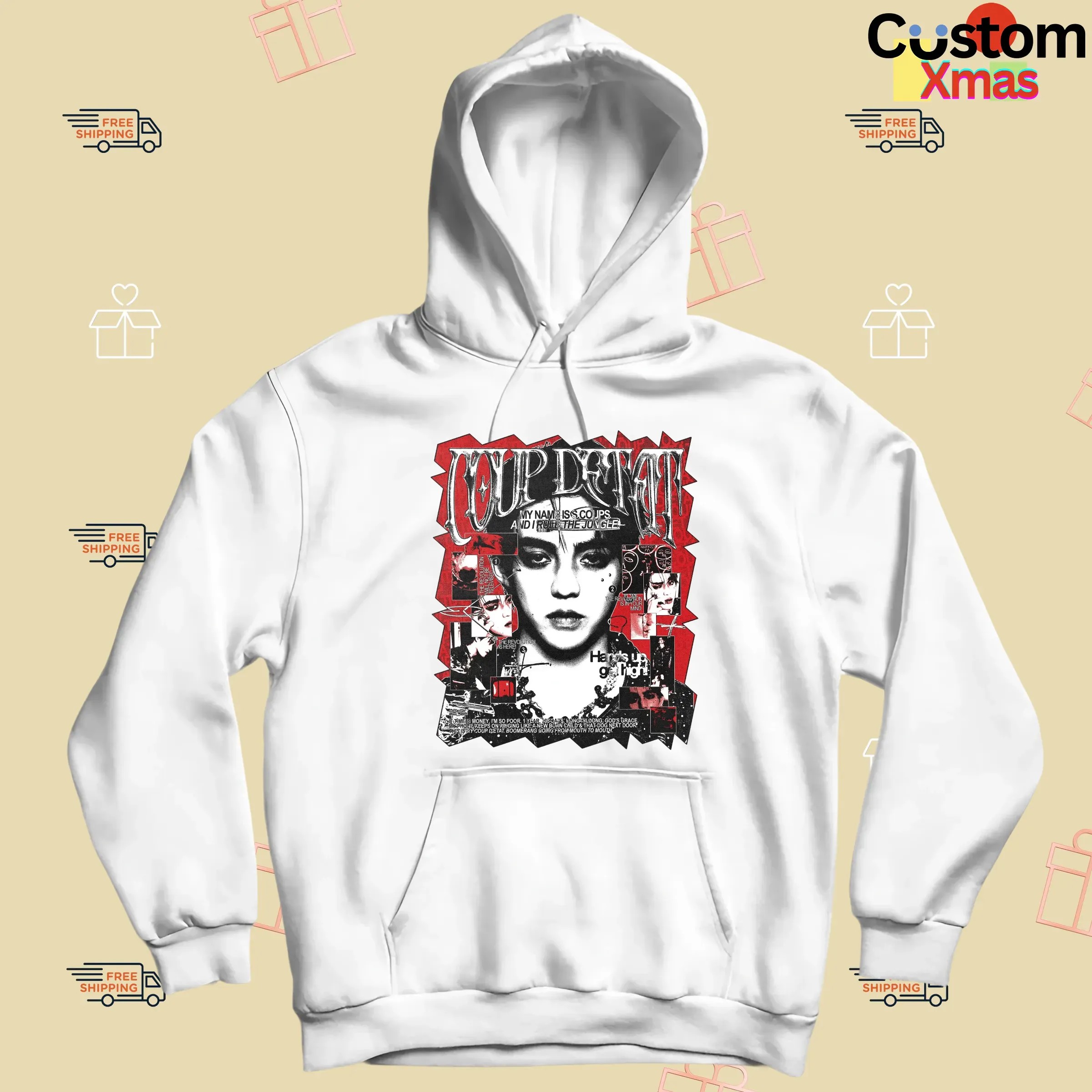 S.Coups SEVENTEEN Defeat My Name Is S.Coups And I Rule The Jungle Hand Up Get High T Shirt
