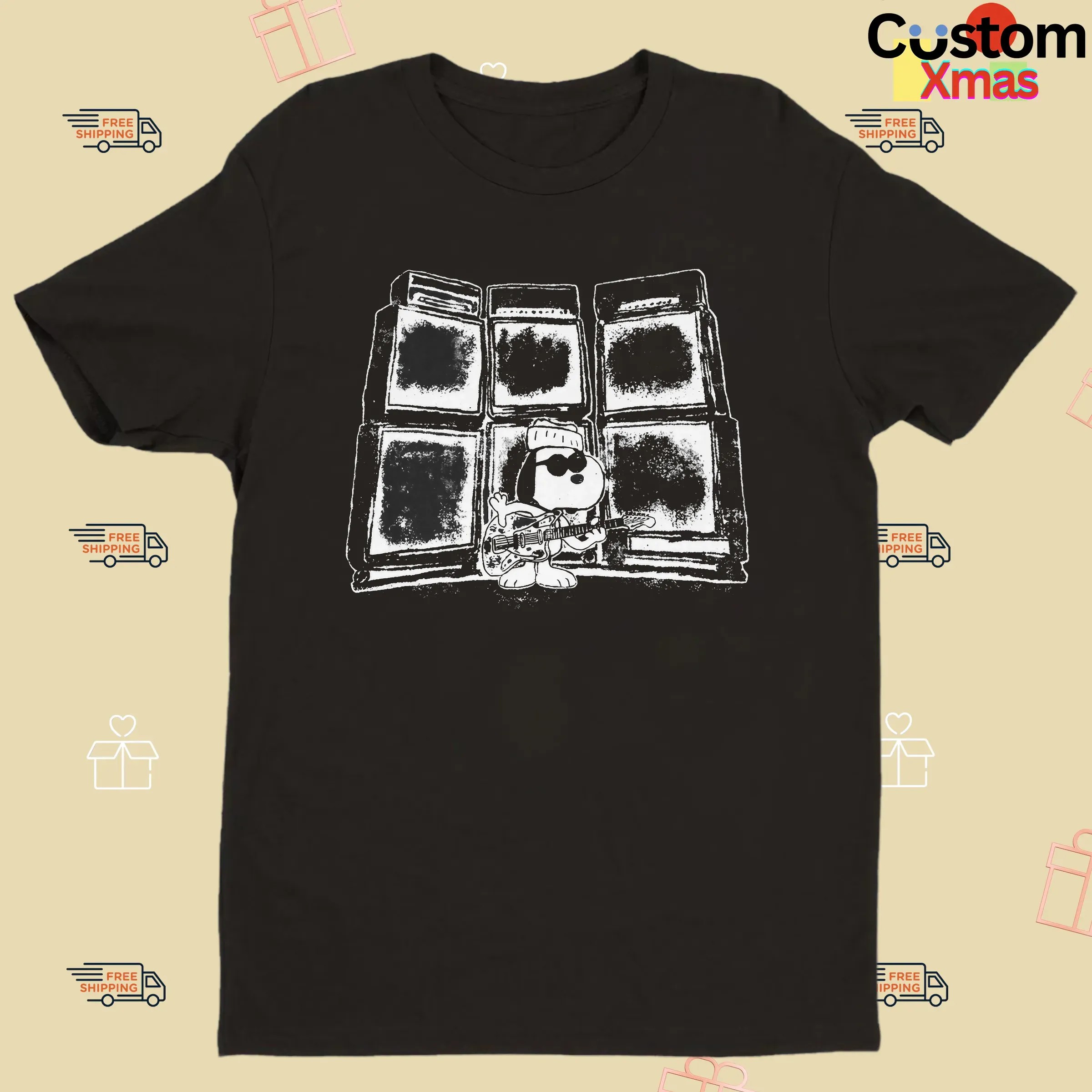 Shoegaze Snoopy The Peanuts T Shirt