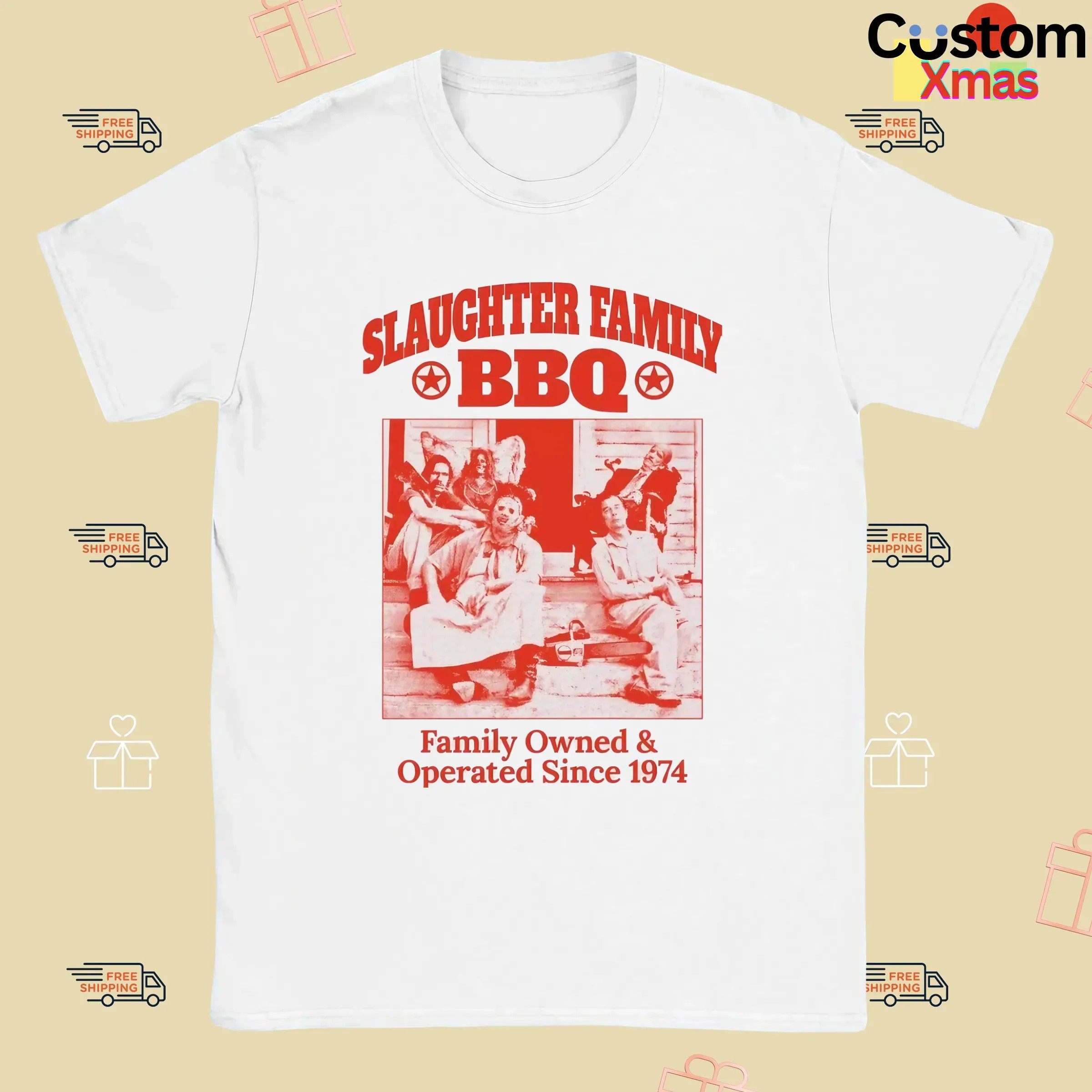 Slaughter Family BBQ Family Owned And Operated Since 1974 Graphic T Shirt
