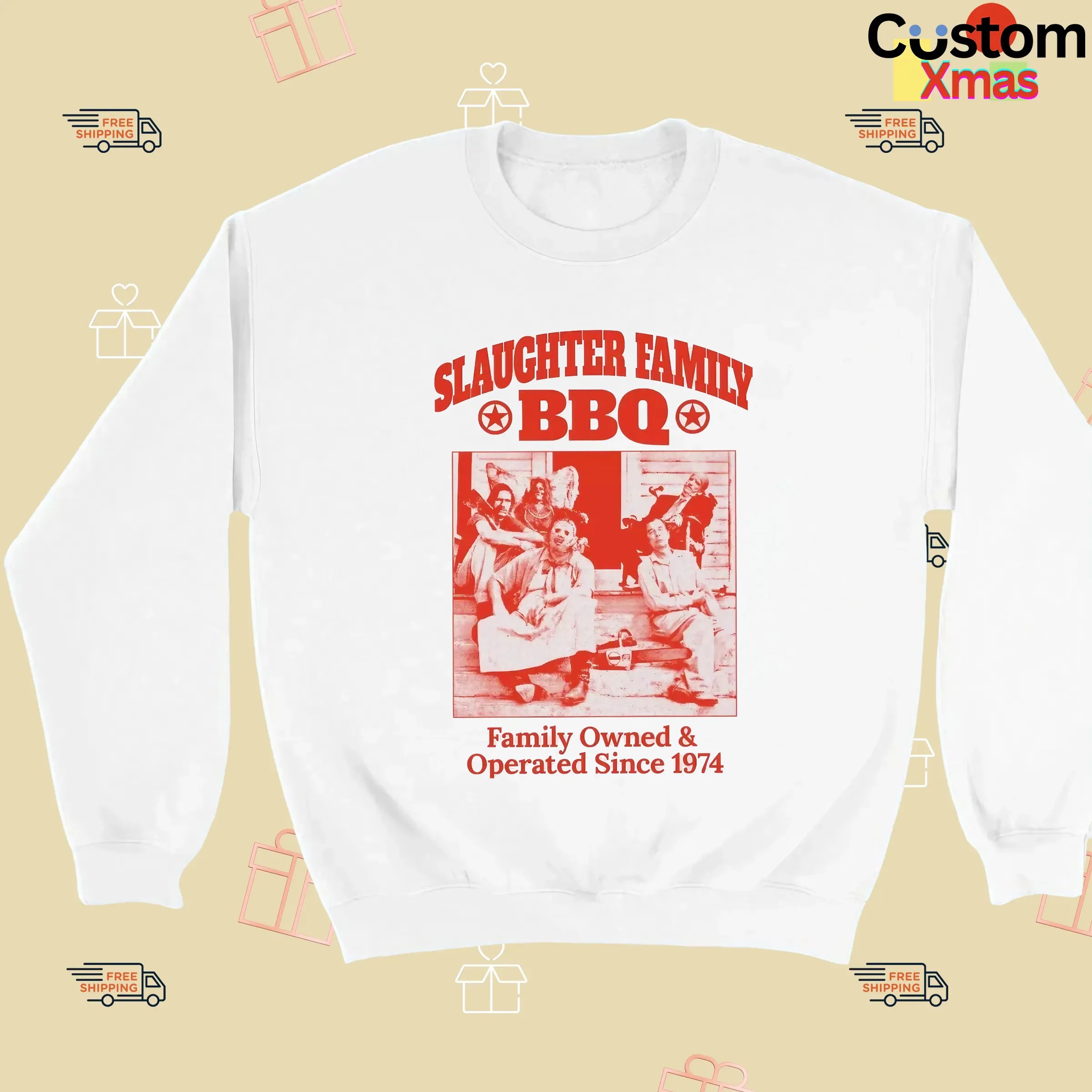 Slaughter Family BBQ Family Owned And Operated Since 1974 Graphic T Shirt