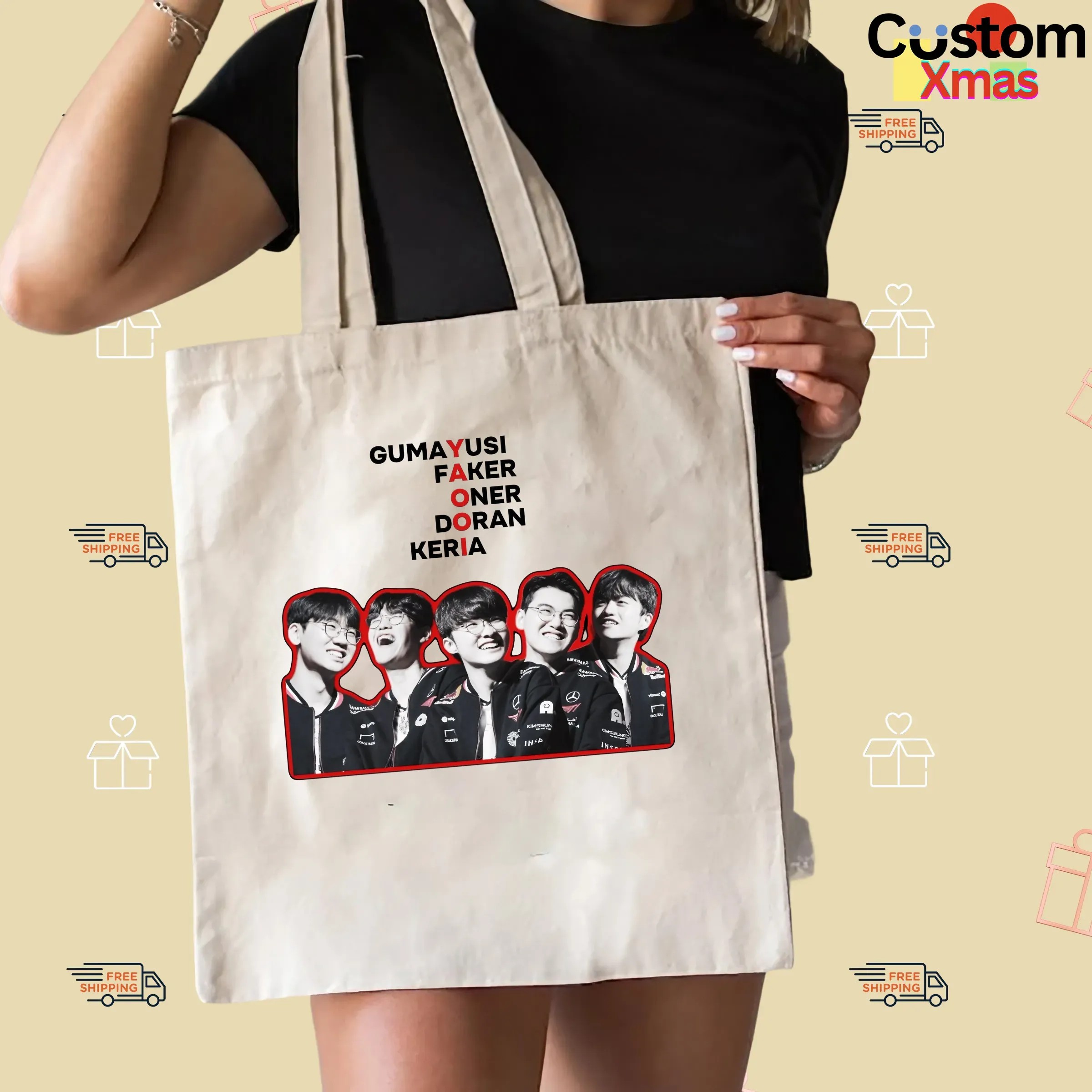 T1 Gumayusi Faker Oner Doran Keria Yaooi Esport Gamer T Shirt
