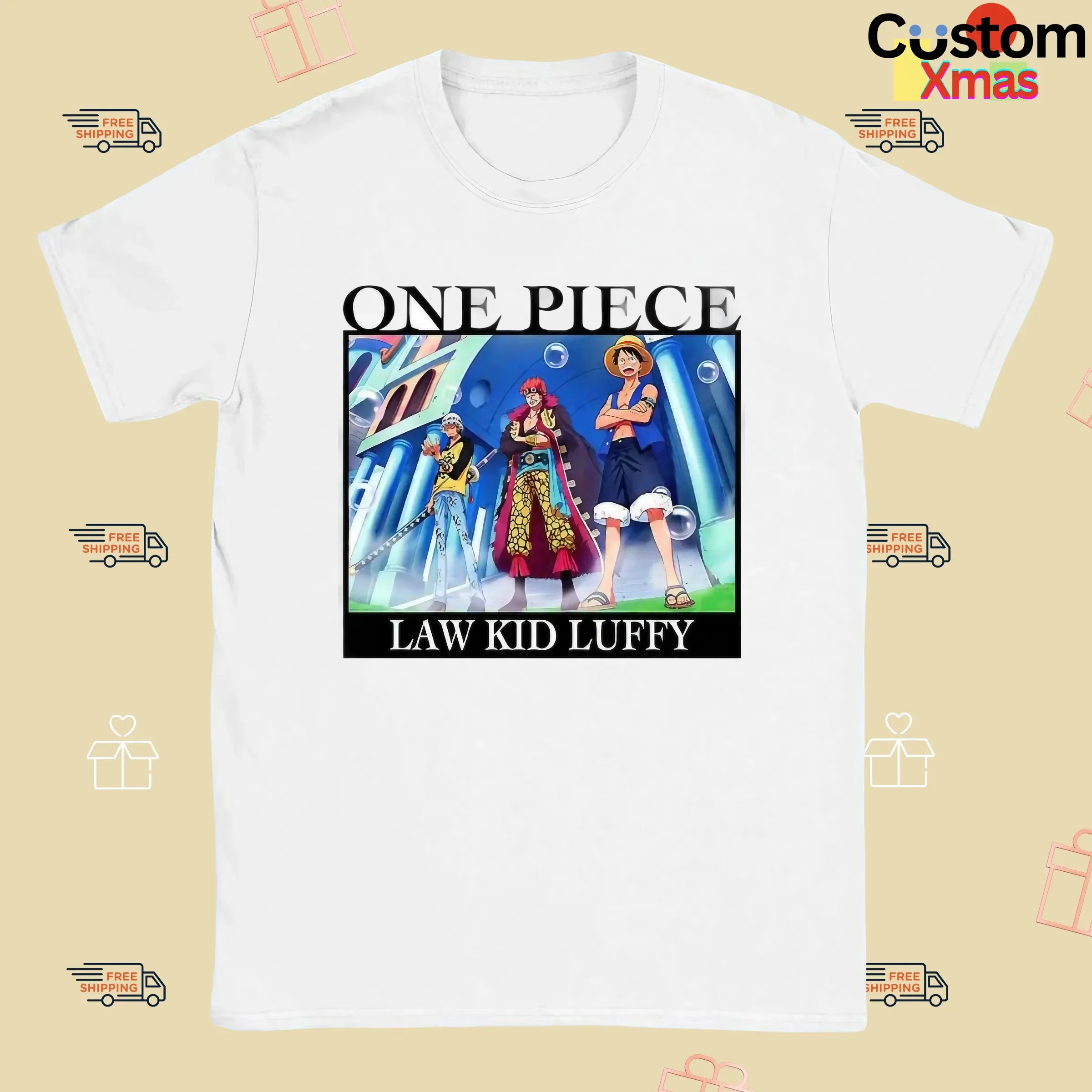 Tom Brady Confirmed OP Fan Wearing Law Kid Luffy T Shirt