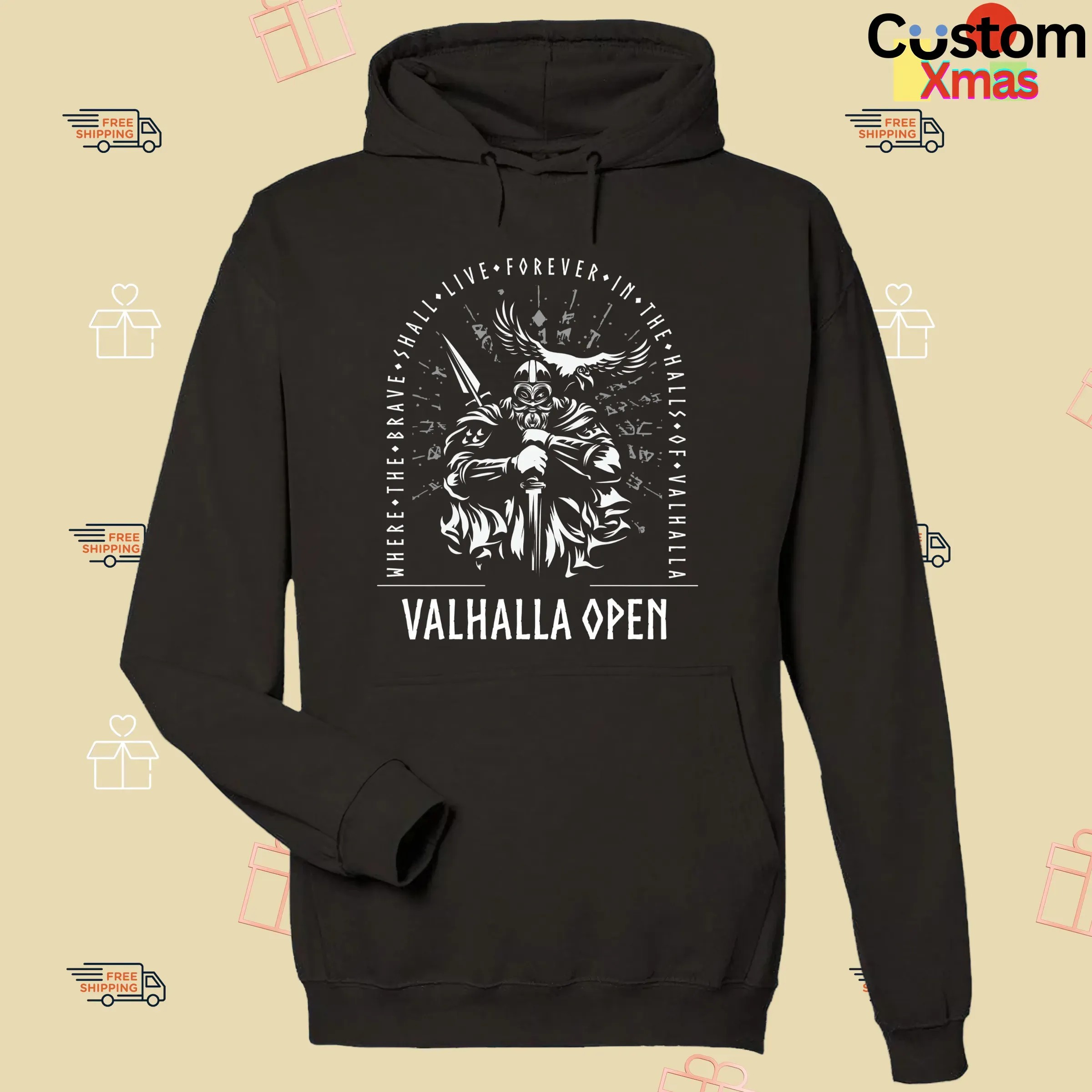 Valhalla Open Where The Brave Shall Live Forever In The Halls Of Valhalla T Shirt