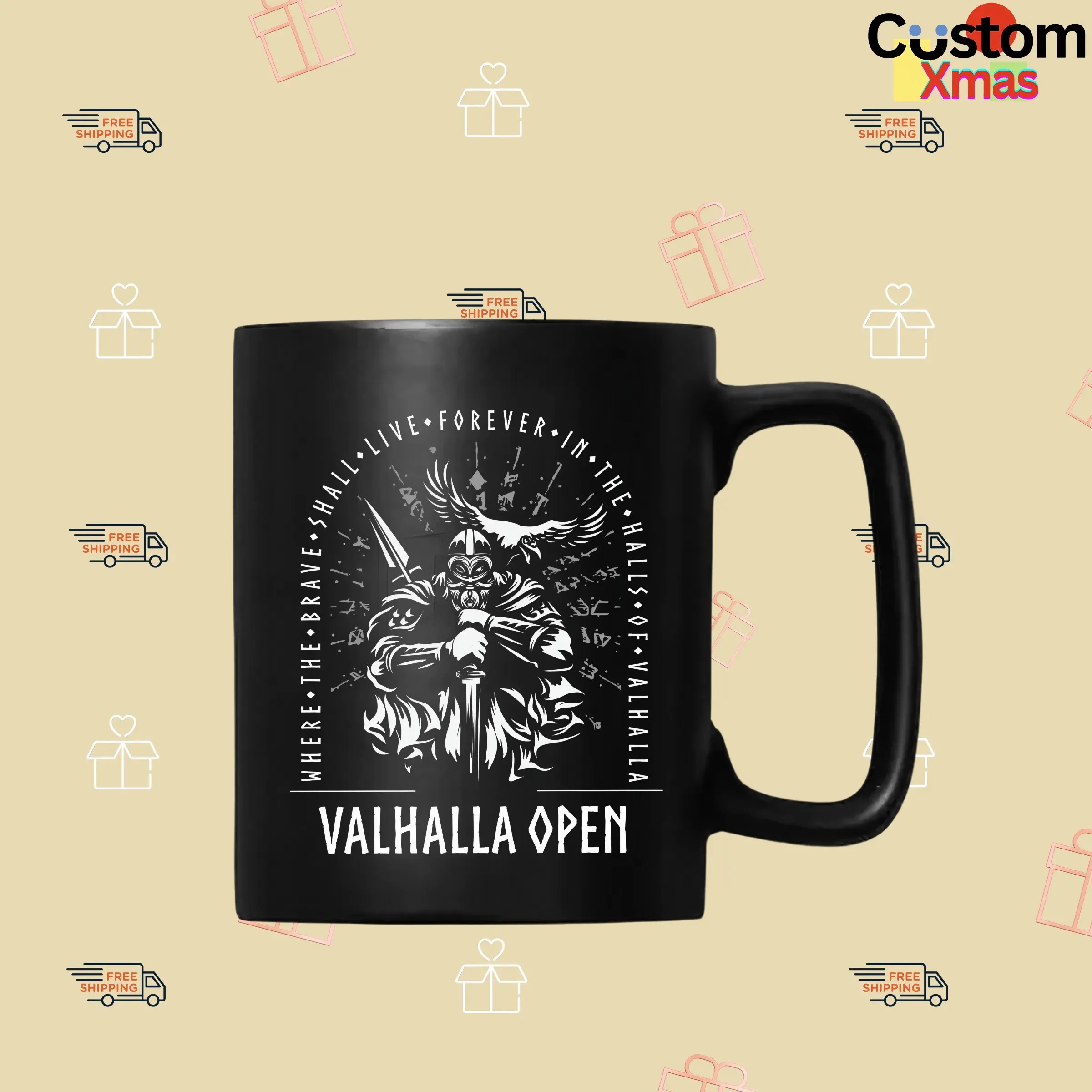 Valhalla Open Where The Brave Shall Live Forever In The Halls Of Valhalla T Shirt