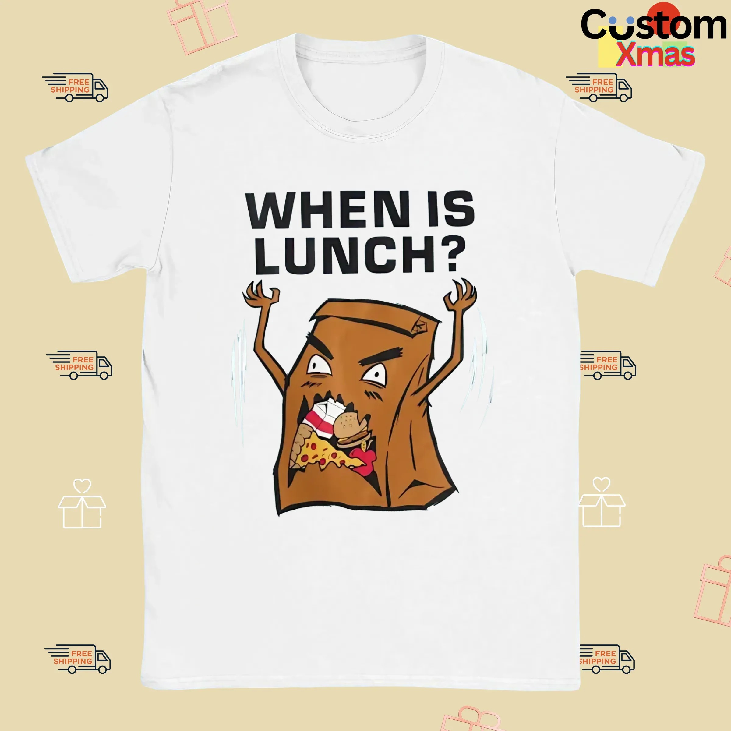 When Is Lunch Graphic T Shirt