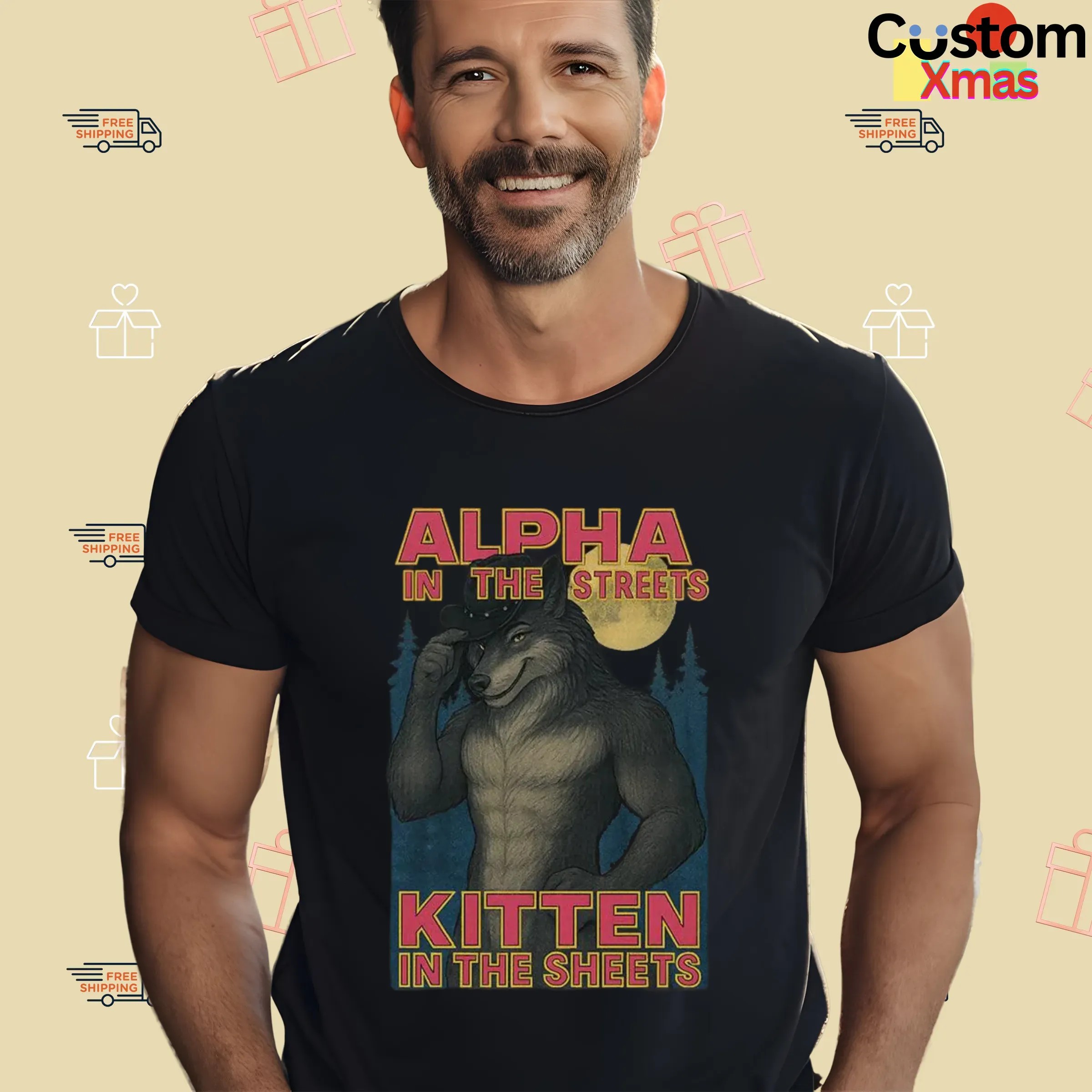 Wolf Alpha In The Streets Kitten In The Sheets Meme T Shirt